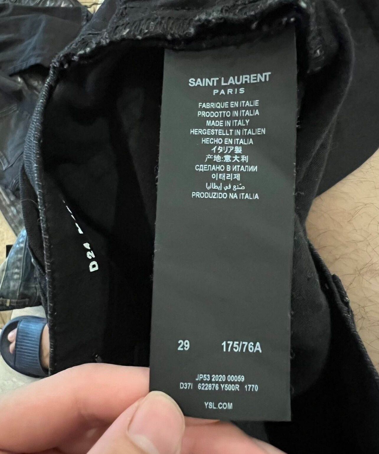 Saint Laurent Paris saint laurent black new jeans size 29 Size US 29 - 4 Thumbnail