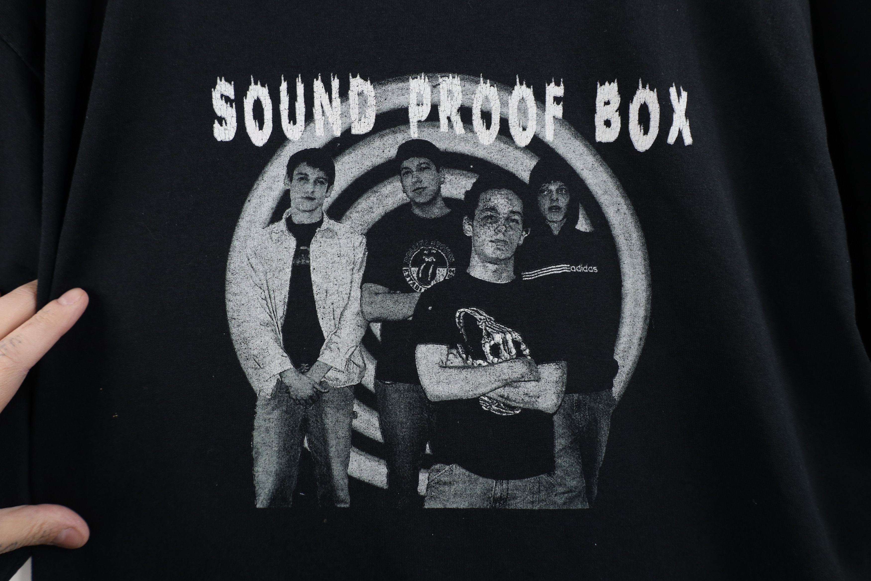 Vintage Vintage Y2K Streetwear Sound Proof Box Band T-Shirt Black Size US XL / EU 56 / 4 - 5 Thumbnail