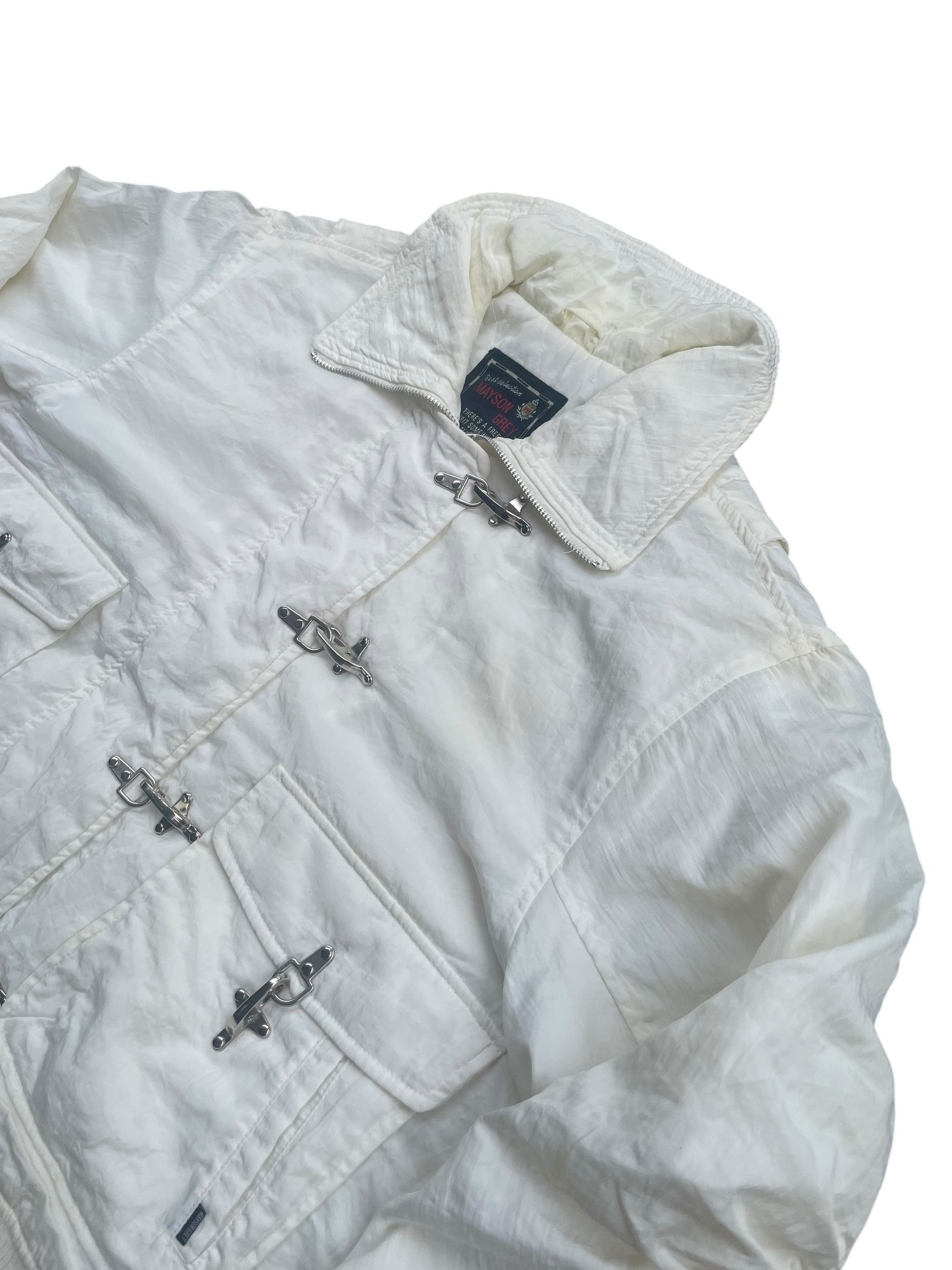 Japanese Brand Mayson Grey Bomber Jacket Size US XL / EU 56 / 4 - 2 Thumbnail