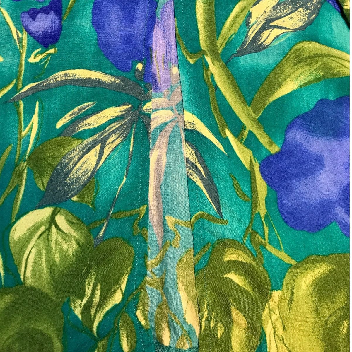 Other Sheri Martin Vintage Tropical Scoop Neck Shift Maxi Dress Size XL / US 12-14 / IT 48-50 - 5 Thumbnail