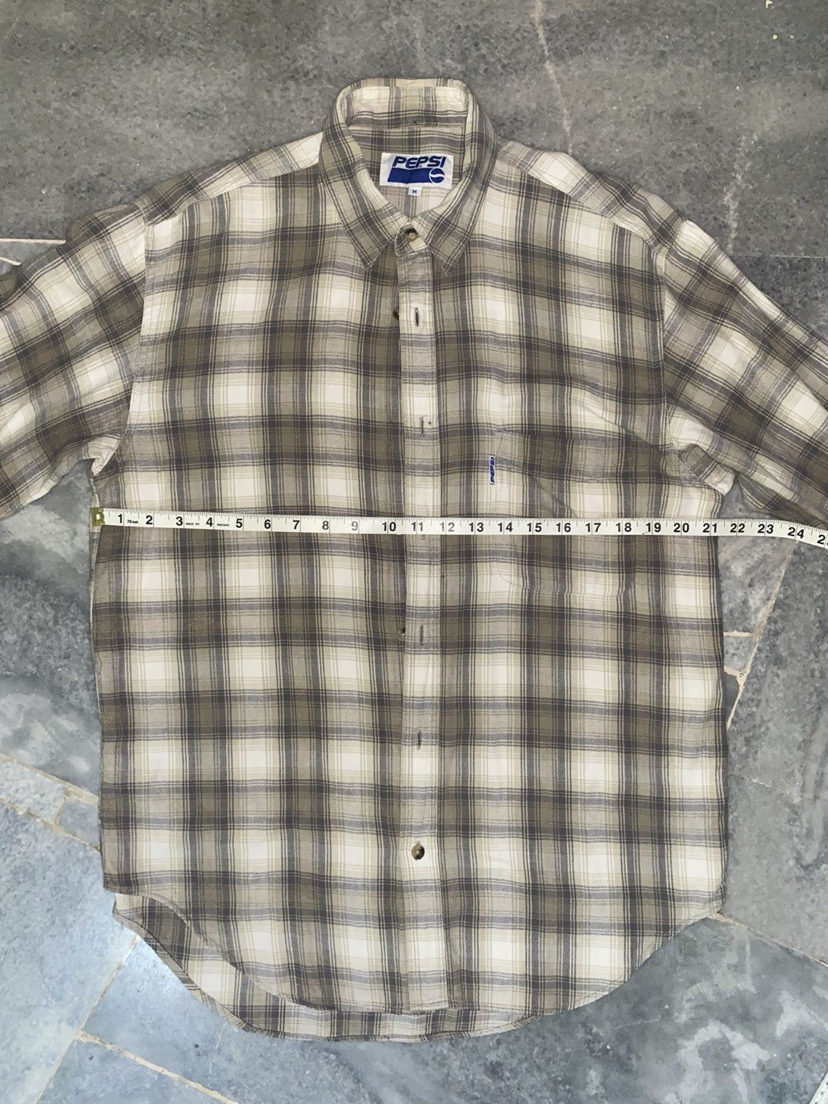 Flannel × Pepsi × Vintage 90s Vintage Pepsi Flannel Size US M / EU 48-50 / 2 - 3 Thumbnail