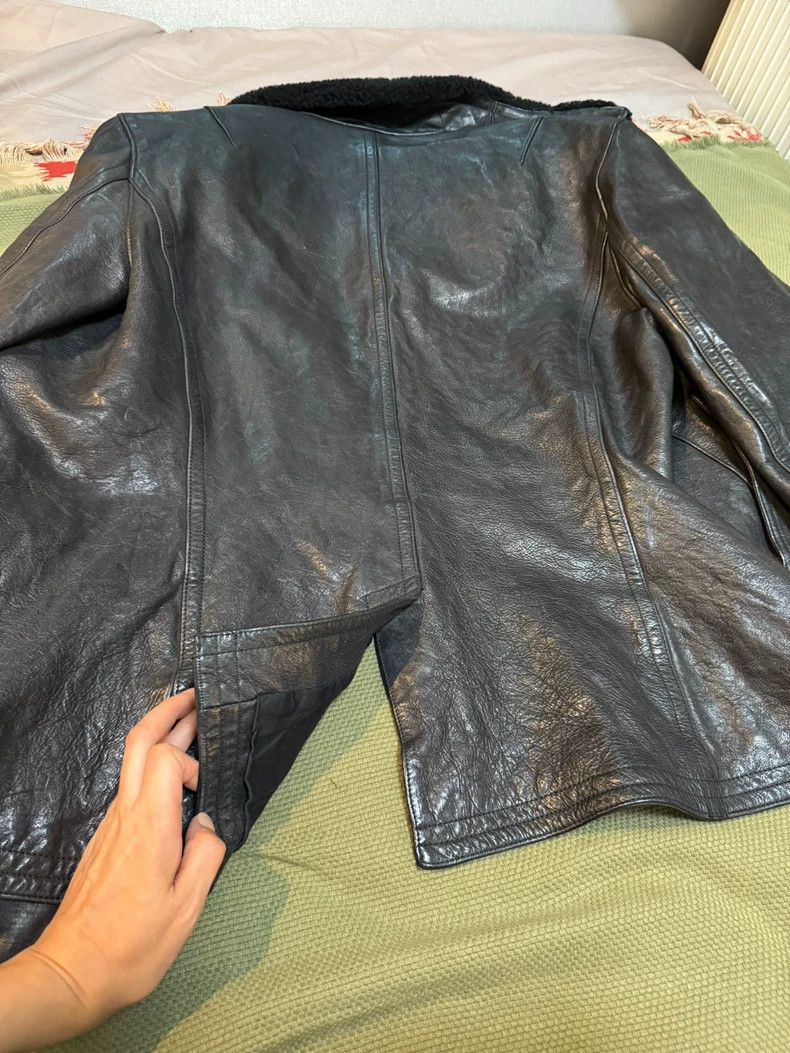 RRL Ralph Lauren RRL Ralph Lauren Black genuine leather jacket Size US L / EU 52-54 / 3 - 7 Thumbnail