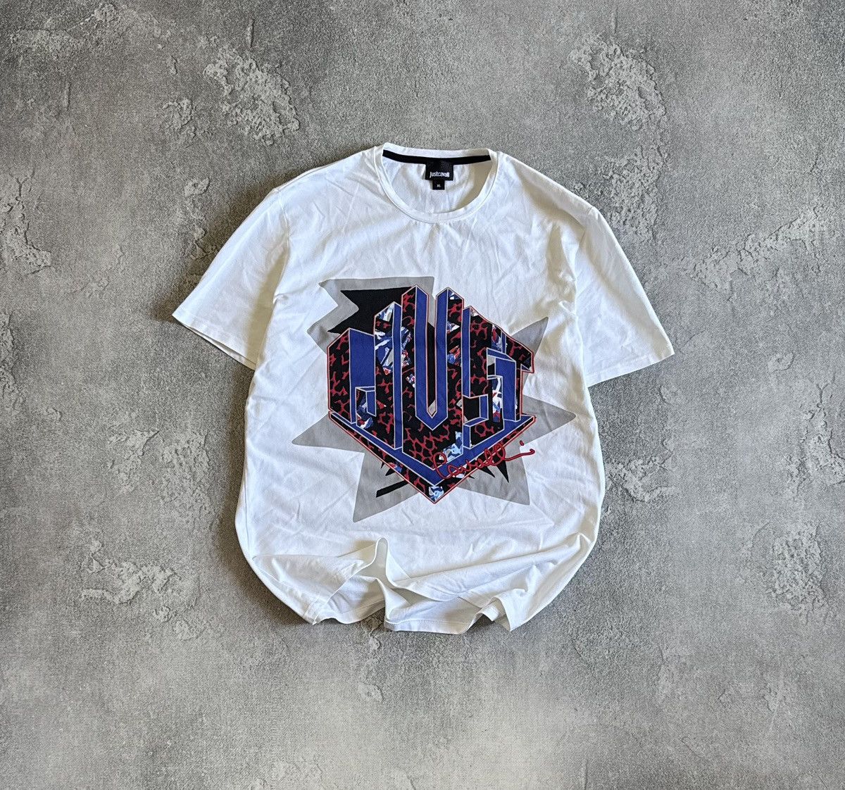 Just Cavalli Just Cavalli XL/size big logo Tee T-shirts luxury casual Size US XL / EU 56 / 4 - 1 Thumbnail