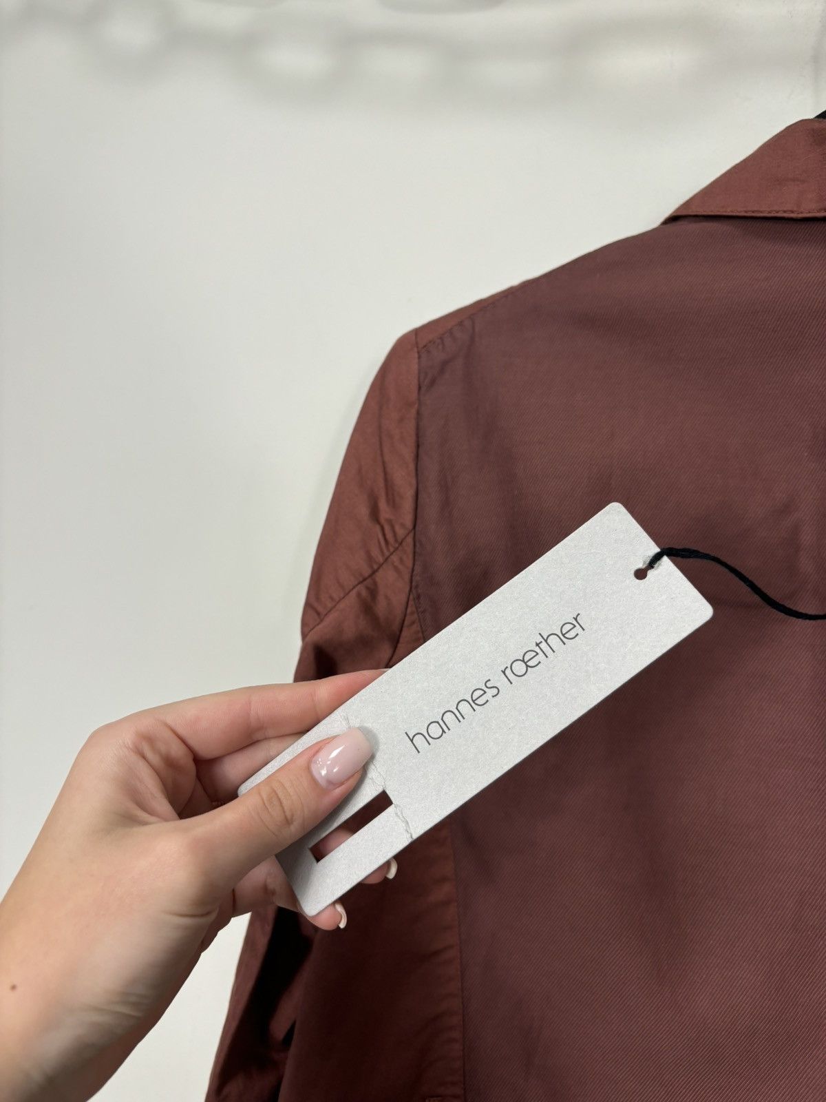 hannes roether Hannes Roether NEW Rust Cotton Linen Luxury Blazer Jacket Size M / US 6-8 / IT 42-44 - 19 Thumbnail
