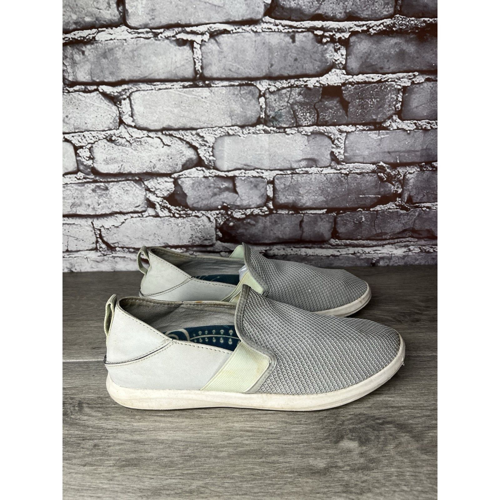 Olukai Olukai Hale’iwa Blue Tapa Silt Drop Heel Athletic Sneakers W Size US 8 / IT 38 - 13 Thumbnail