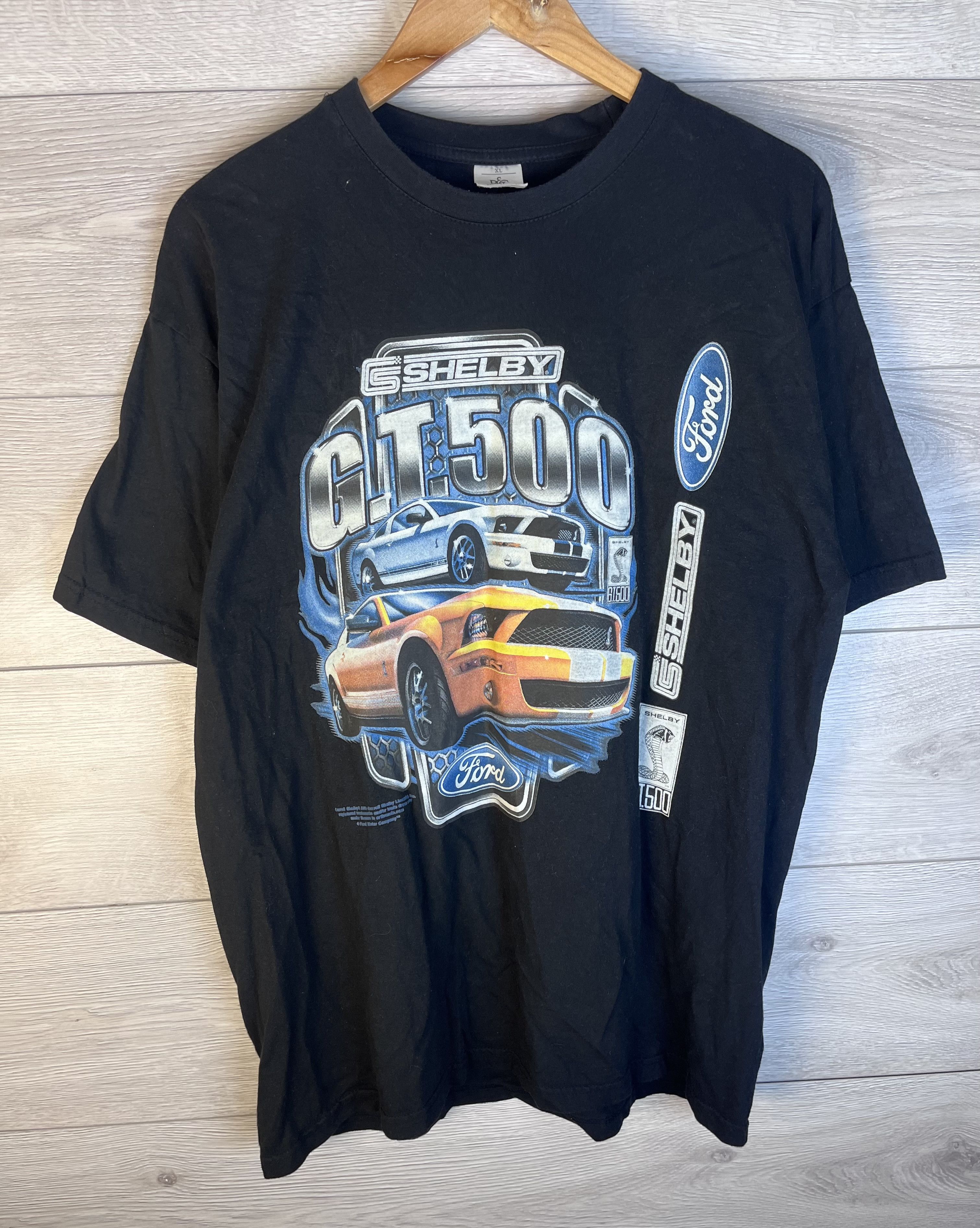 Vintage Vintage merch T-shirt Ford GT500 Shelby Size Xl 2005s Size US XL / EU 56 / 4 - 4 Thumbnail