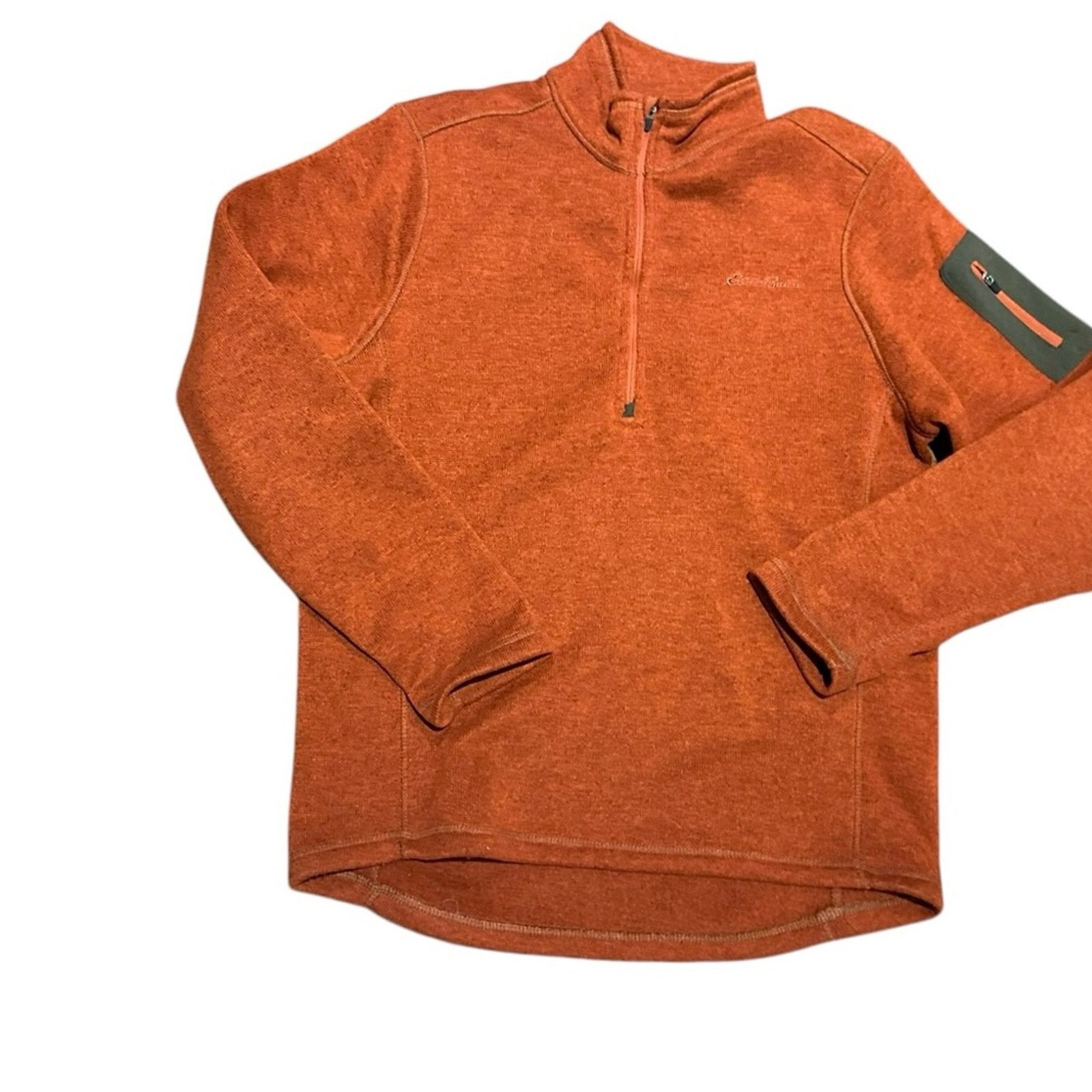 Eddie Bauer Eddie Bauer Mens Size Large Rust Quarter-Zip Pullover Size US L / EU 52-54 / 3 - 1 Thumbnail