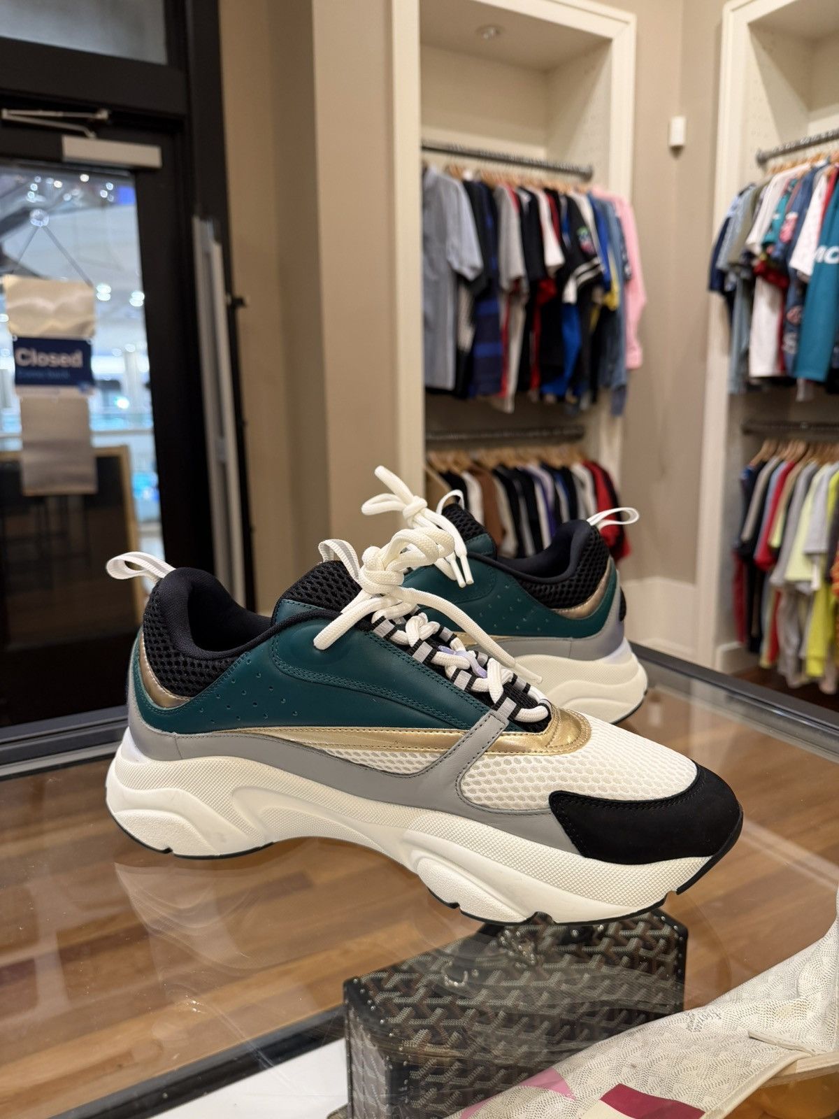Dior Dior B22 - White Gold Green Size US 11 / EU 44 - 2 Thumbnail