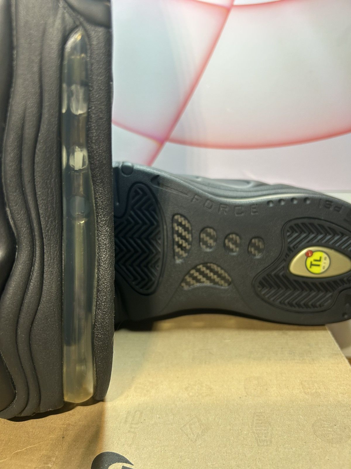 Nike Size 11.5 - Nike Total Air Foamposite Max Black Anthracite Size US 11.5 / EU 44-45 - 3 Thumbnail