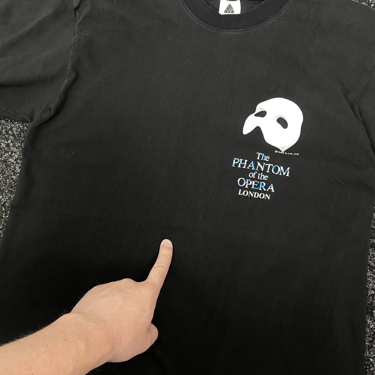 Vintage THE PHANTOM OF THE OPERA LONDON VINTAGE 90s T-Shirt Size US M / EU 48-50 / 2 - 2 Thumbnail