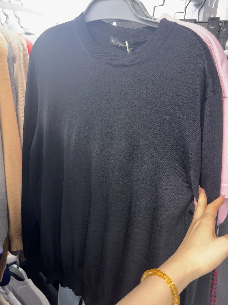Balenciaga Balenciaga Black Sweater - dmc Size US M / EU 48-50 / 2 - 1 Thumbnail