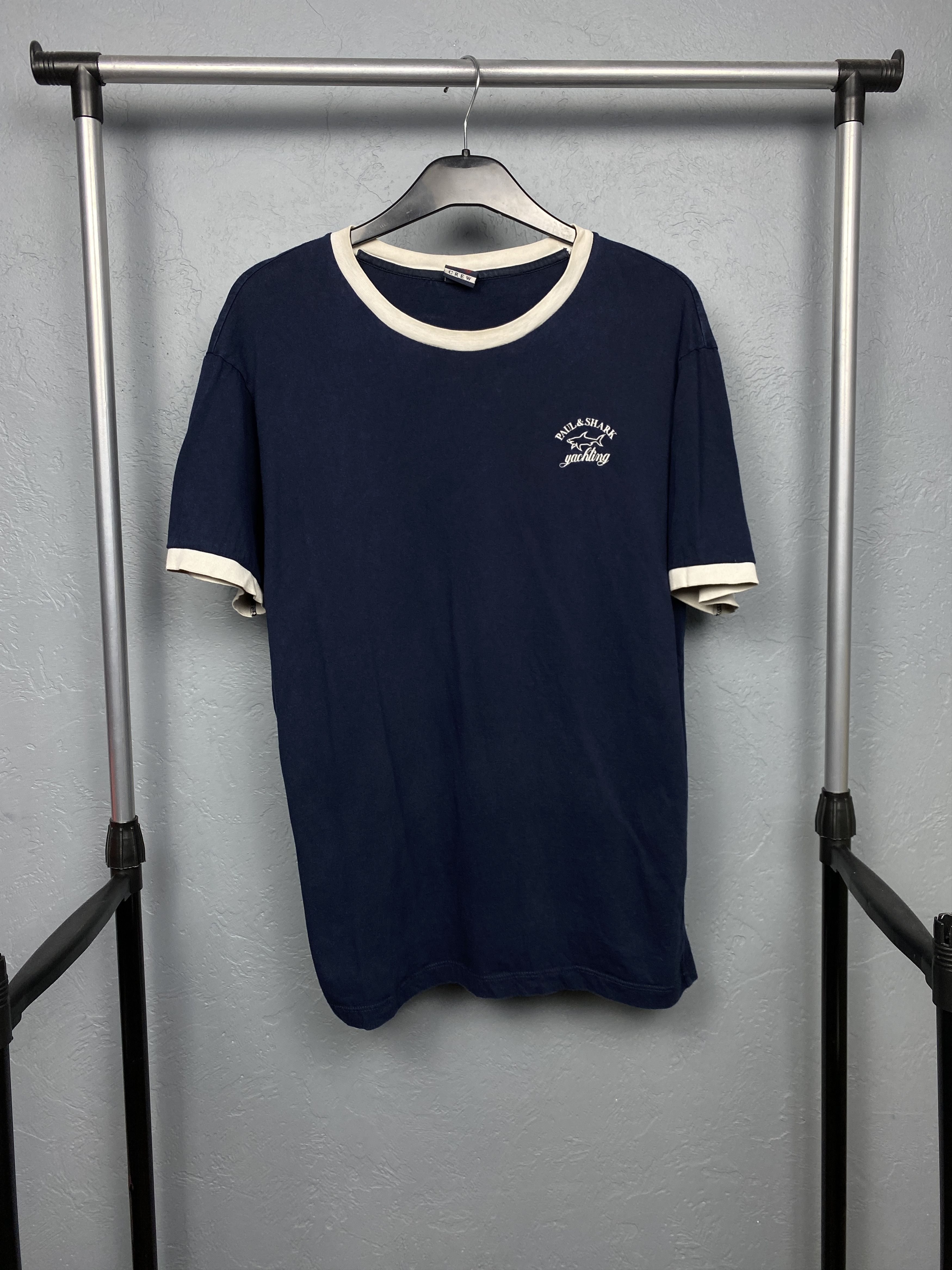 Paul & Shark Paul & Shark Vintage Mens Crew Neck T-Shirt Size US L / EU 52-54 / 3 - 1 Thumbnail