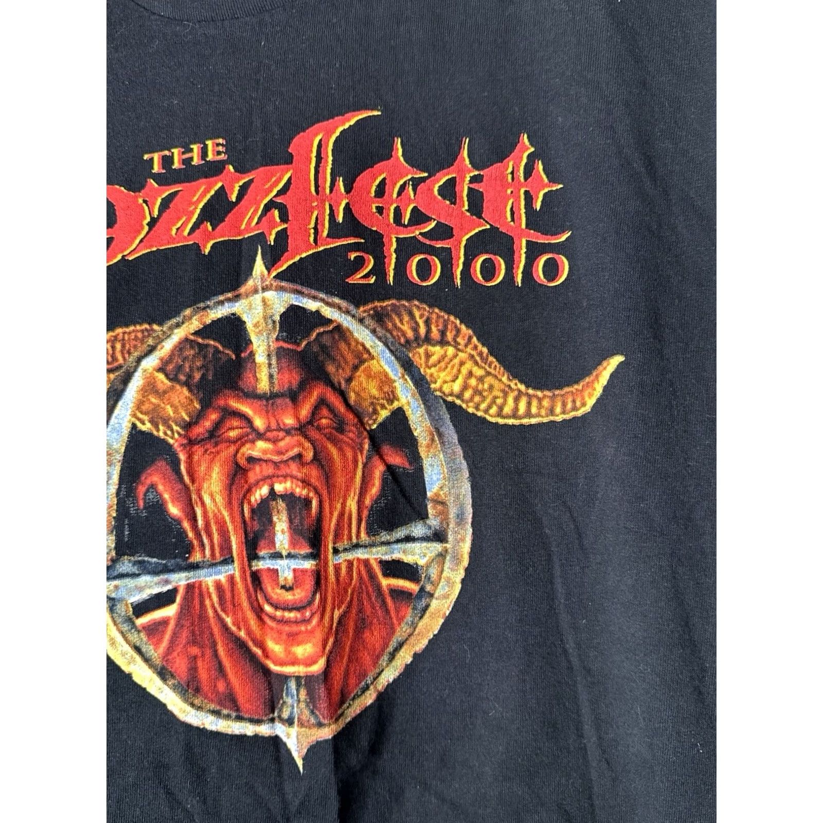 Vintage VINTAGE Ozzfest Tour T Shirt XL Black Cotton Band Rock Logo 2000s Mens Shirt Label All Sport Decade 2000s Acclaim Size US XL / EU 56 / 4 - 3 Thumbnail