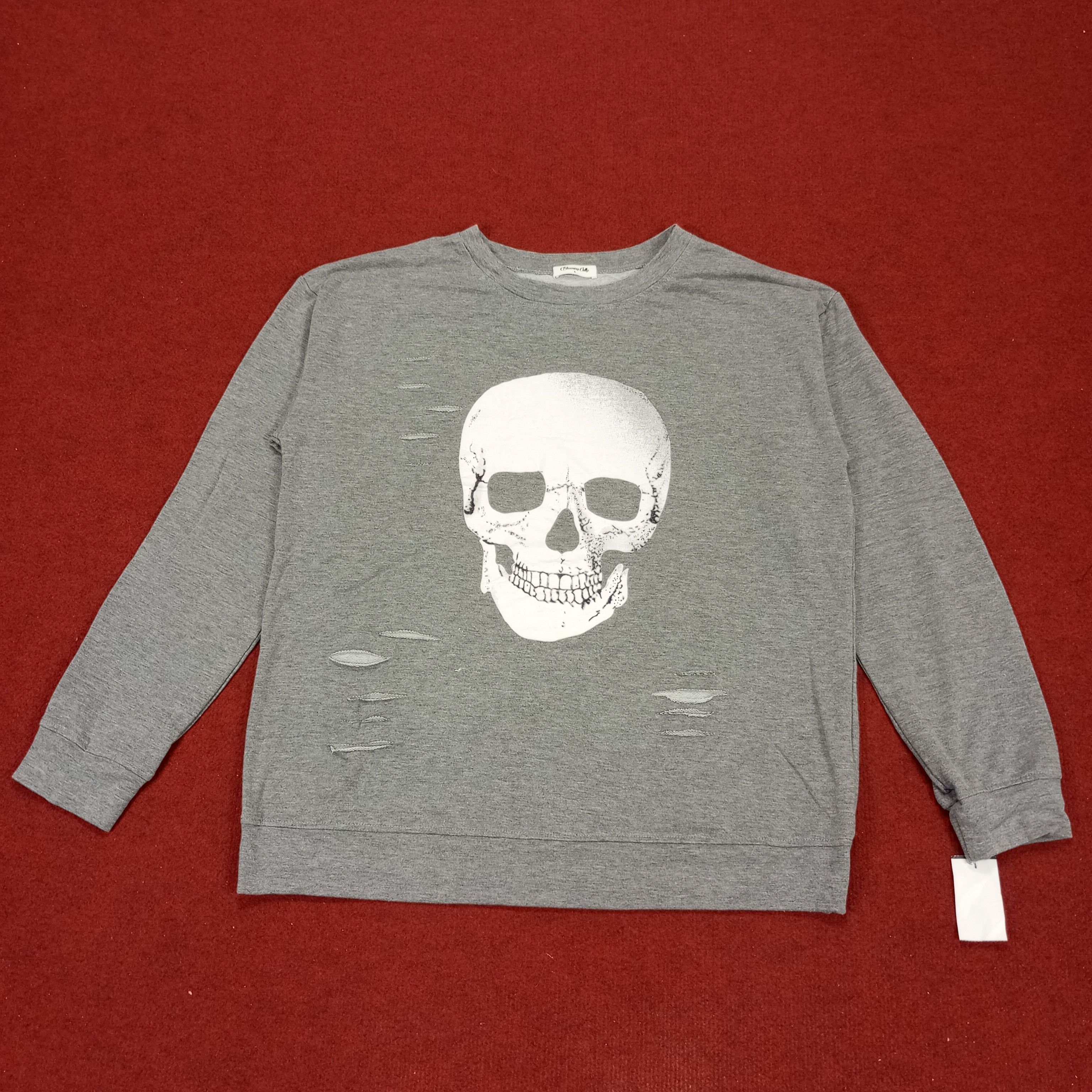 Skulls Design Rock Punk Style Sweatshirt