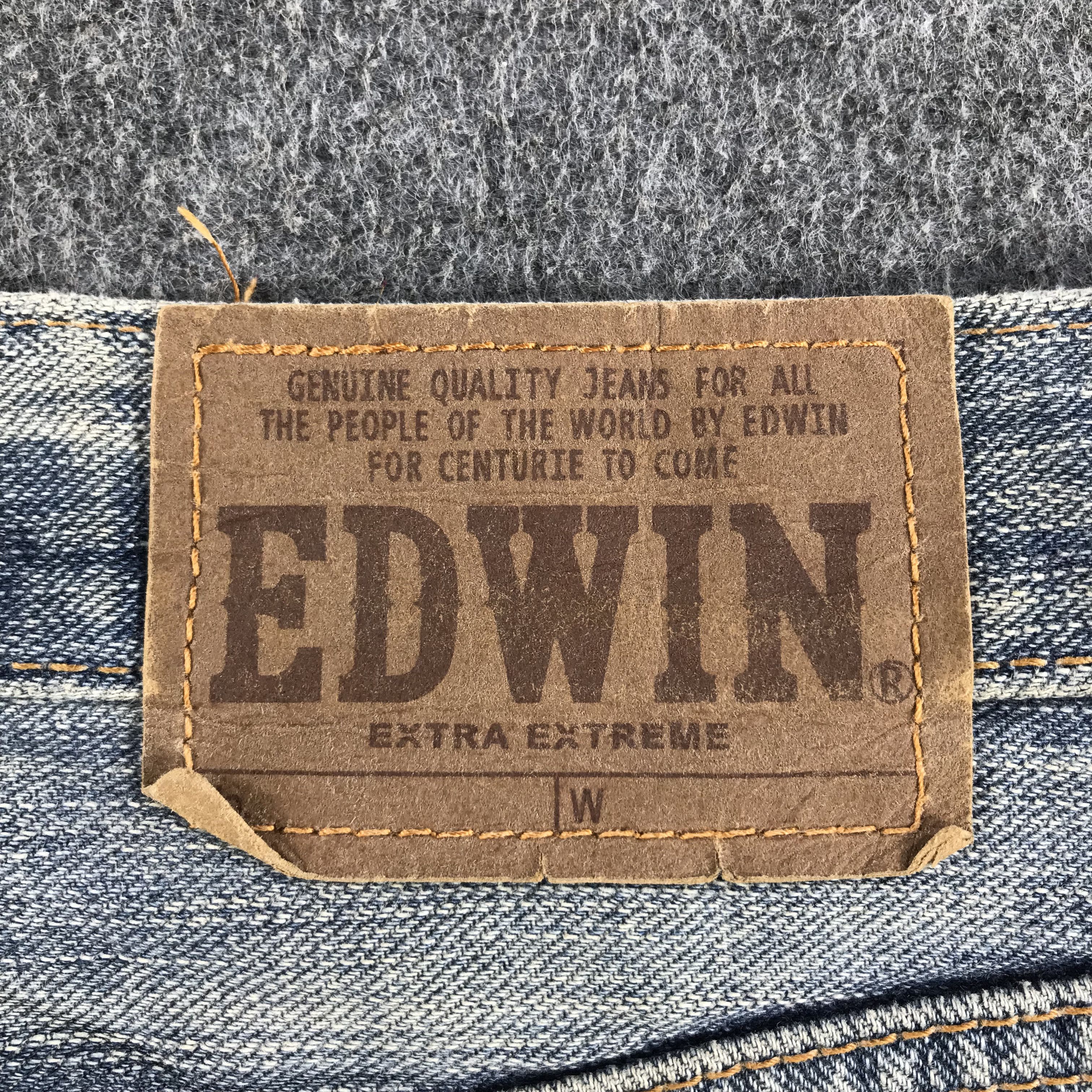 Edwin Vintage Edwin Jeans Back Buckle Patchwork Denim KJ3401 Size US 32 / EU 48 - 5 Thumbnail