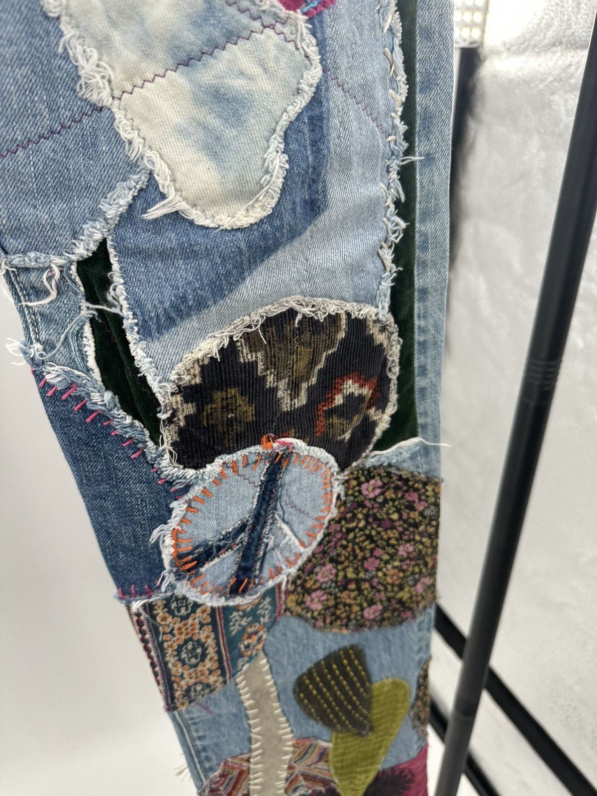 Kapital Kapital Patchwork Denim Jeans Size US 32 / EU 48 - 7 Thumbnail