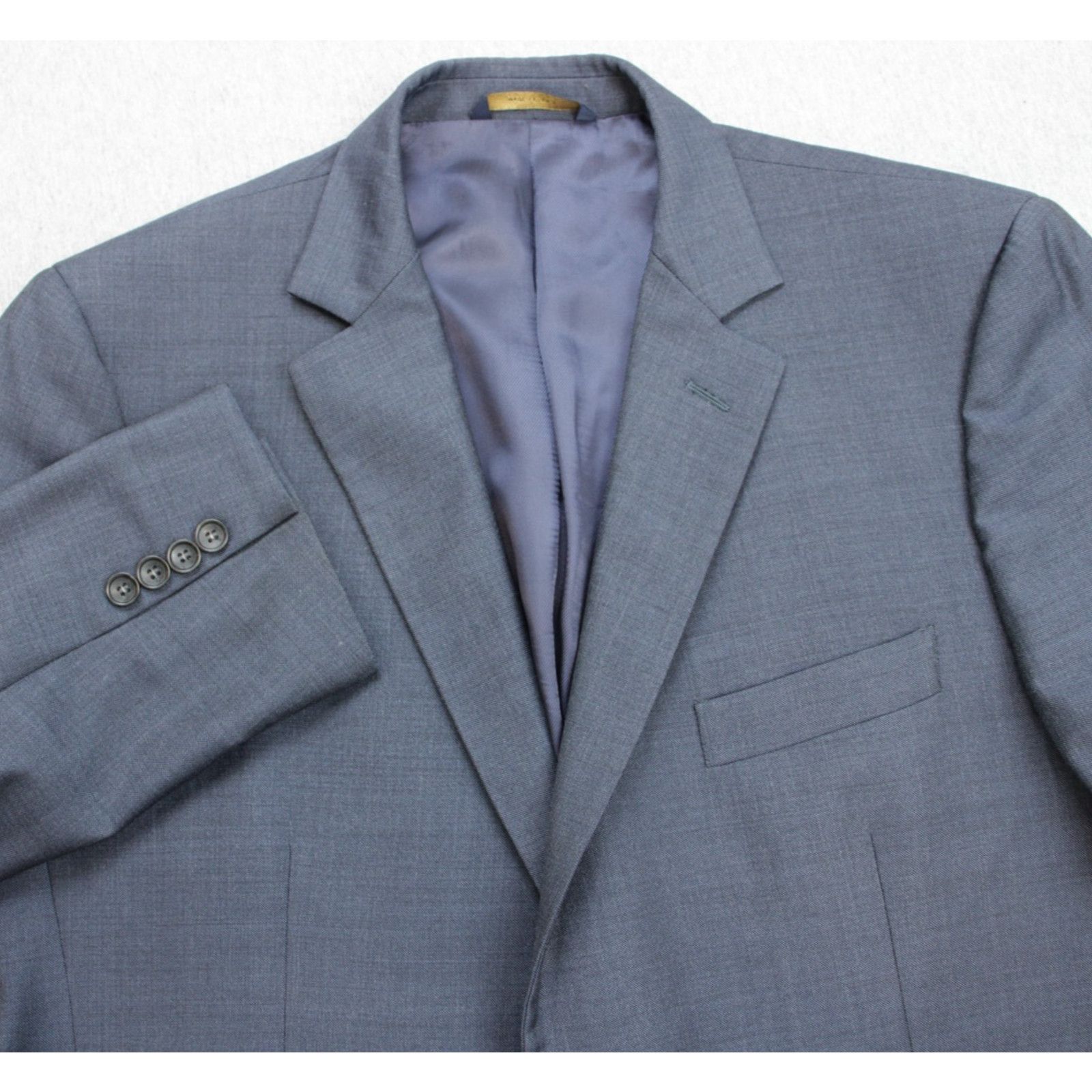 Brooks Brothers Brooks Brothers Blazer Mens 42L Blue Fitzgerald 100% Wool Size 42L - 1 Thumbnail