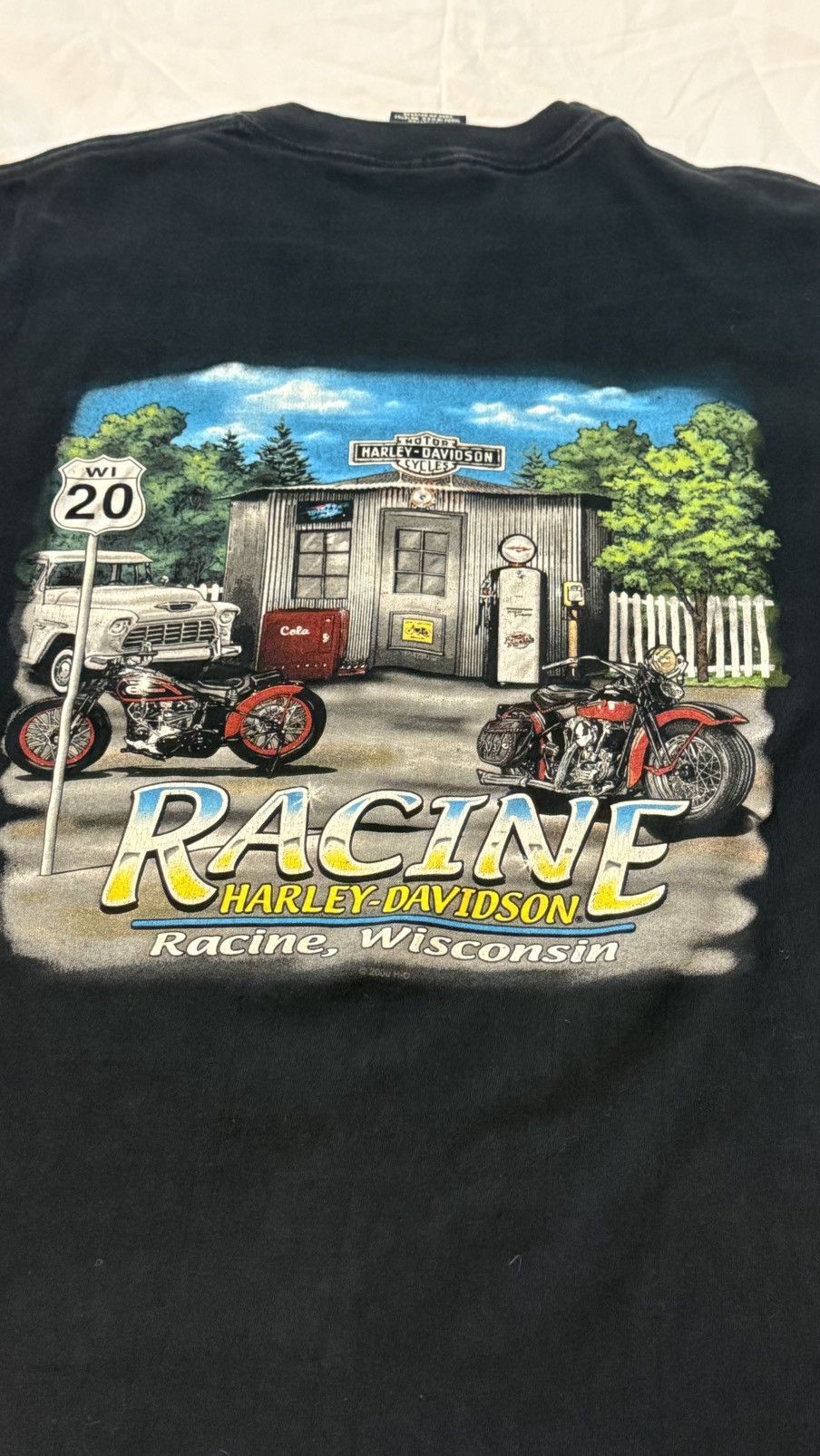 Harley Davidson Rare 2000 Harley Davidson HUD Vintage Black Mens L Clean! Size US L / EU 52-54 / 3 - 3 Thumbnail