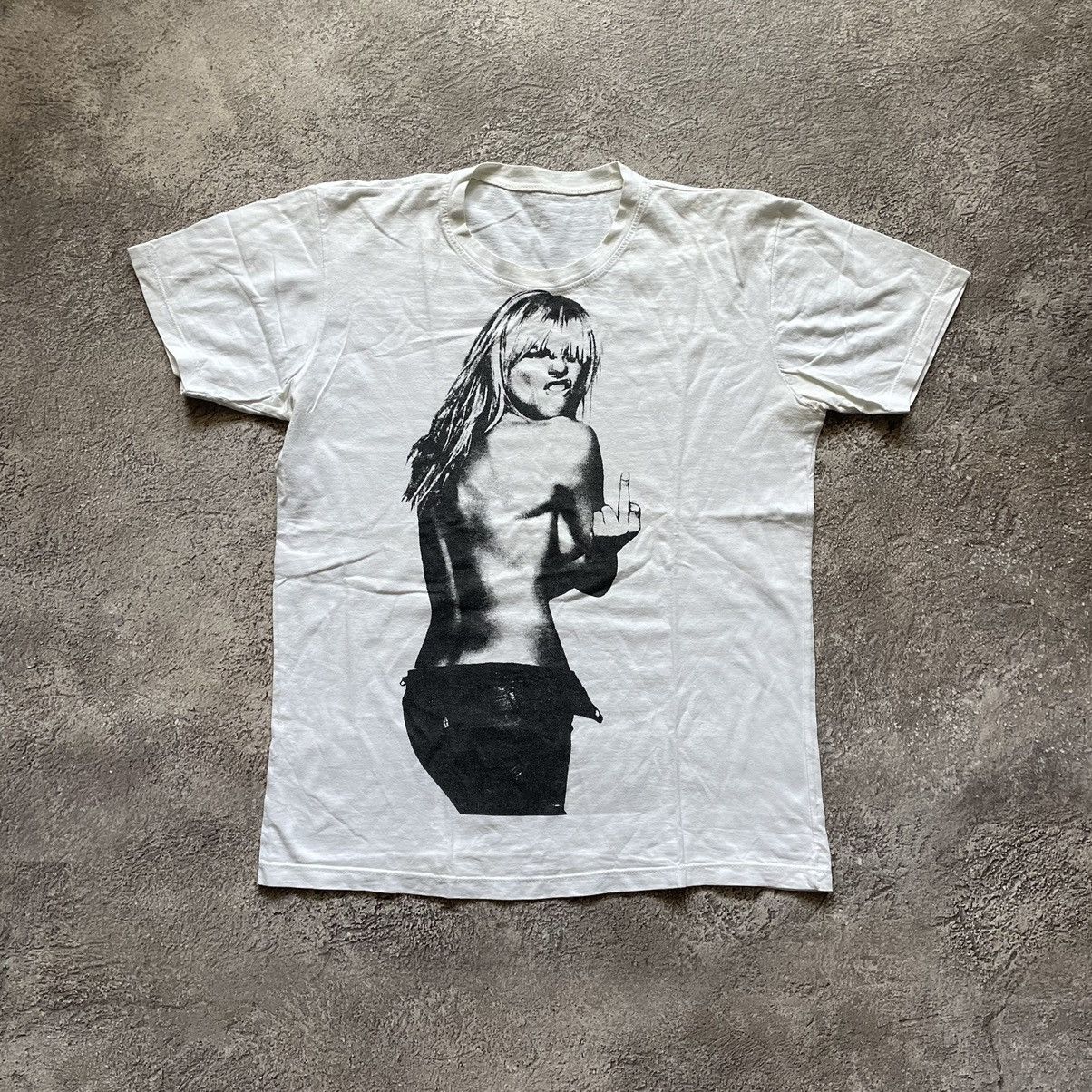 Vintage VINTAGE HUMOR TEE FUCK MIDDLE FINGER GIRL FUNNY PORNO XXX | Grailed