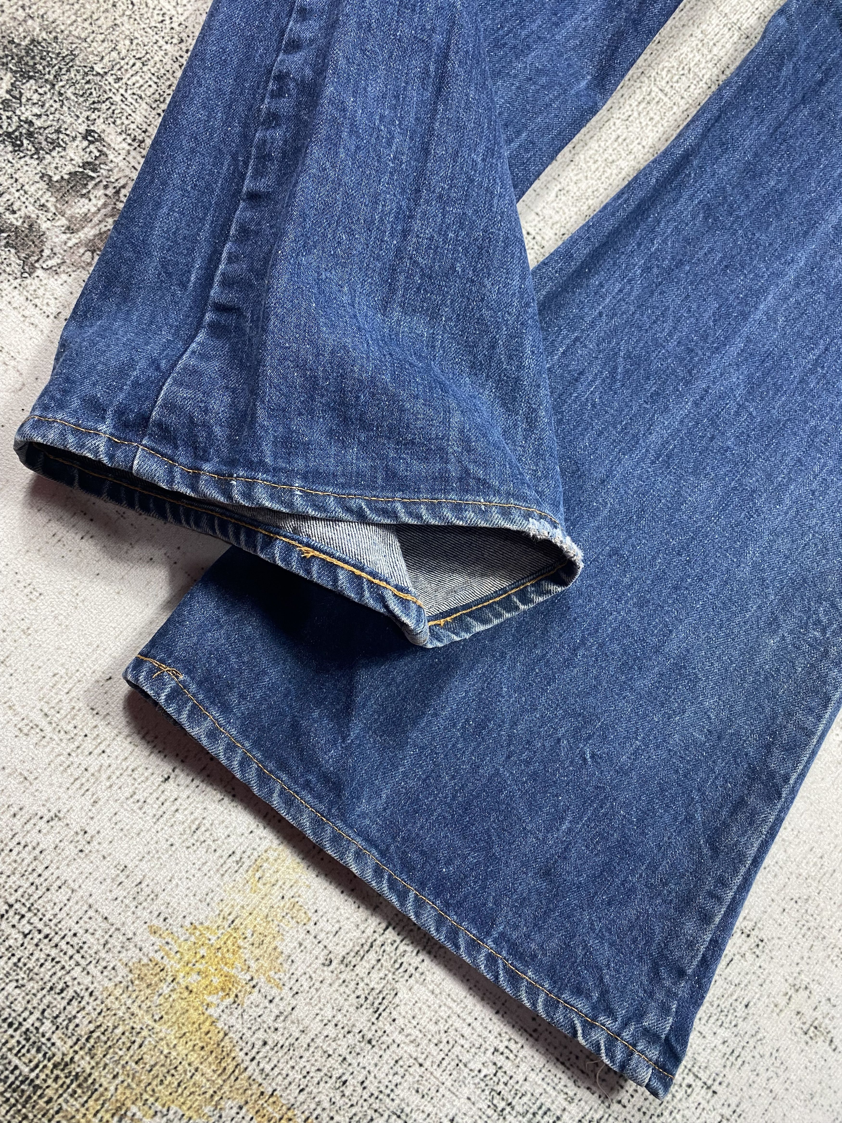 Levi's SICKS💥 684 Jeans Flare Bell Bottom Orange Tab #8 TALON 42 Size US 30 / EU 46 - 13 Thumbnail
