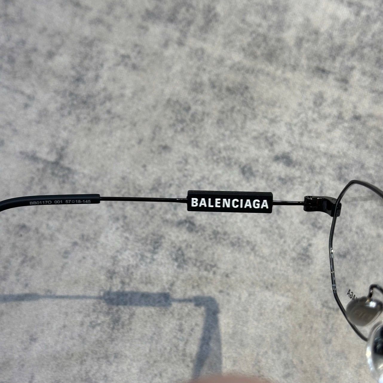 Balenciaga BALENCIAGA BB0117O 001 Sunglasses BLACK Size ONE SIZE - 5 Thumbnail