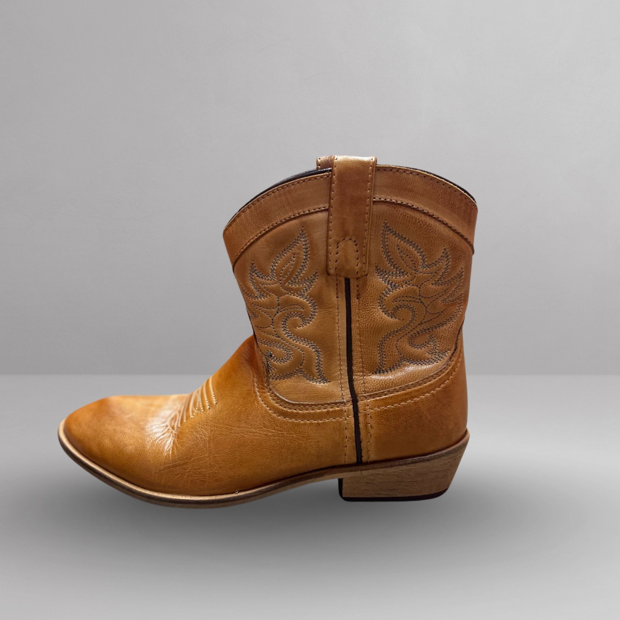 Dingo1969 Dingo Women’s Willie Western Boots – Brown Leather Cowboy Bo Size US 7.5 / IT 37.5 - 5 Thumbnail
