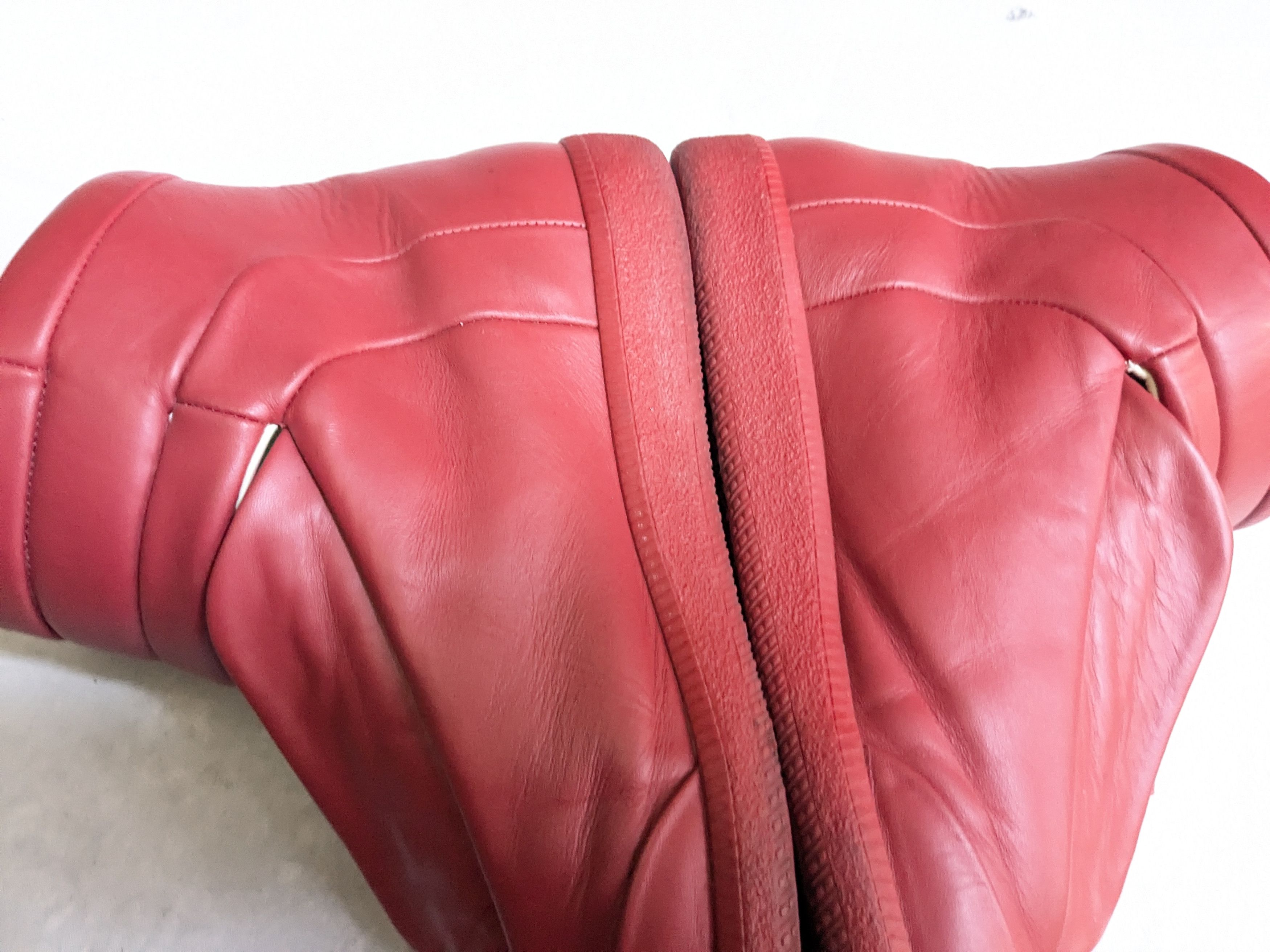 Maison Margiela Maison Margiela Future Sneakers Red 12 45 High Tops Leather Size US 12 / EU 45 - 13 Thumbnail