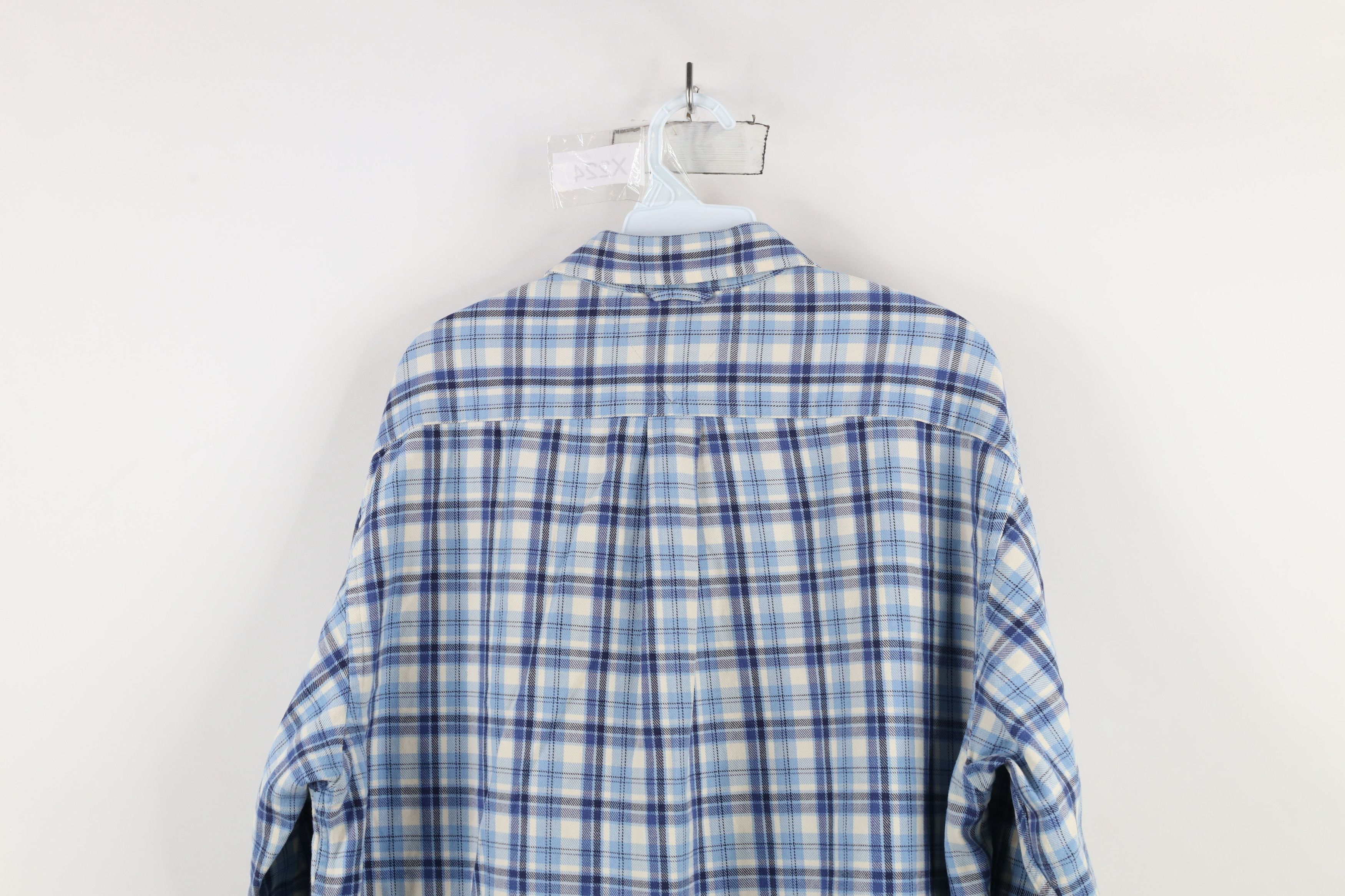 Tommy Hilfiger × Vintage Vintage 90s Tommy Hilfiger Collared Button Shirt Plaid Size US M / EU 48-50 / 2 - 12 Thumbnail