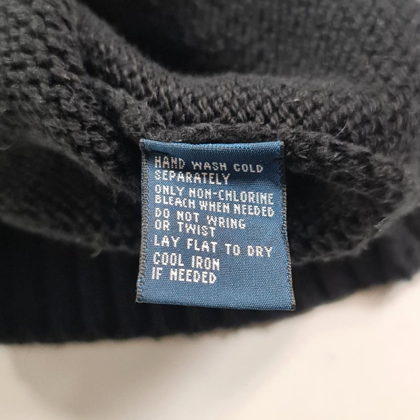 Polo Ralph Lauren Polo Ralph Lauren Jumper Mens Black Medium Shawl Neck 100% Pima Cotton Knit Cardigan Style Pullover Size US M / EU 48-50 / 2 - 8 Thumbnail