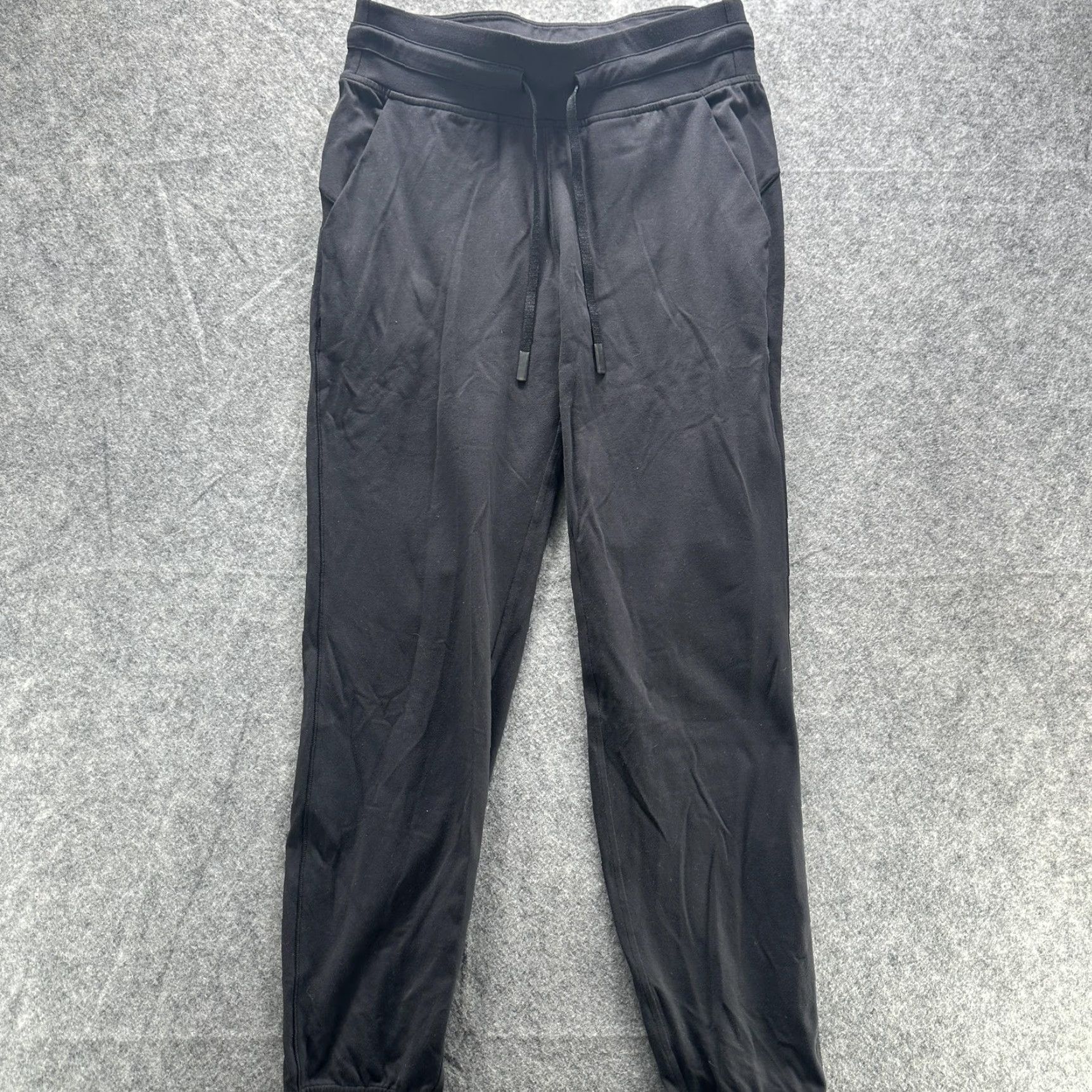 Lululemon Lululemon Jogger Pants Womens 6 Black Drawstring Elastic Waist Pockets Tapered Knit 27.5in Inseam Casual Activewear Womens Size 28" / US 6 / IT 42 - 2 Thumbnail