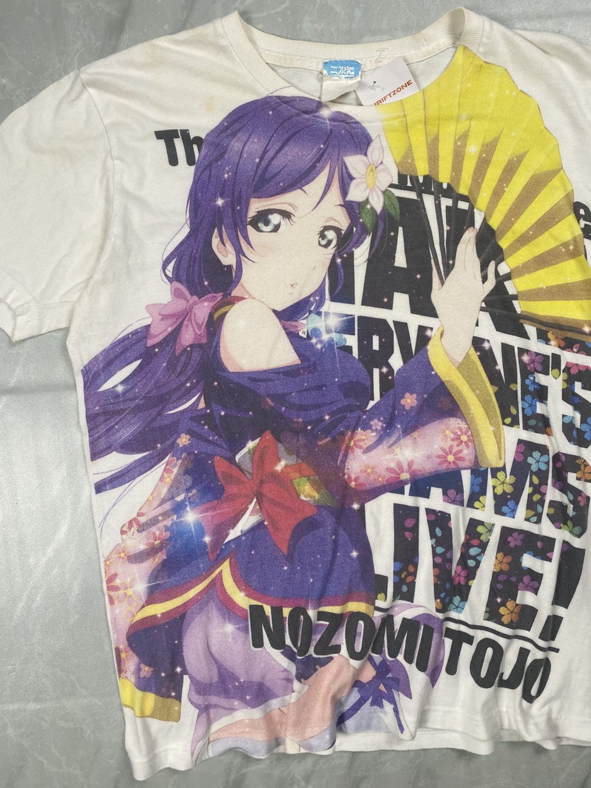 Anime RARE Cospa Love Live! Anime Nozomi Tojo Overprint Tee Size US L / EU 52-54 / 3 - 2 Thumbnail