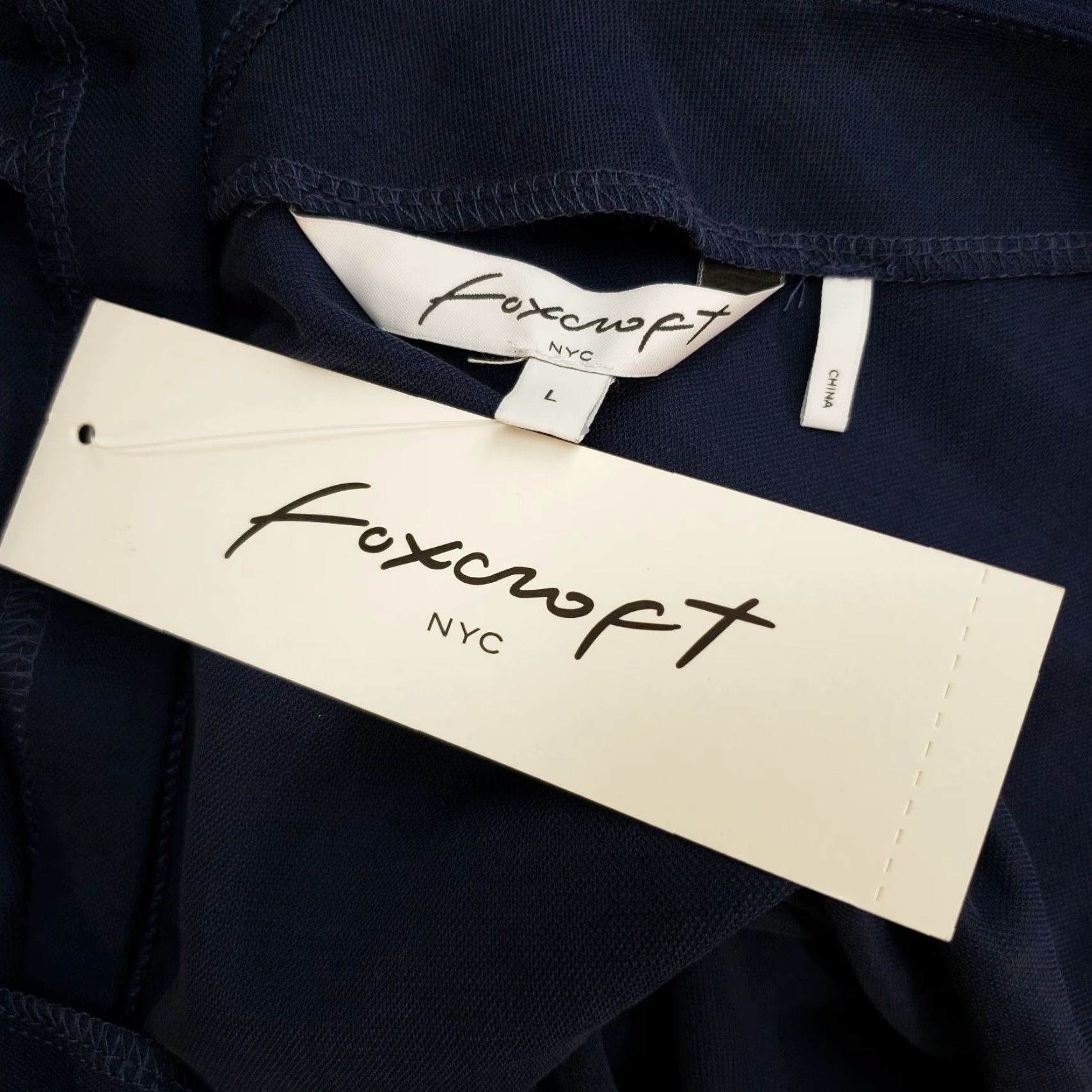 Vintage Foxcroft Womens Top Tank Sleeveless V-Neck Blue L XS? Size L / US 10 / IT 46 - 5 Thumbnail