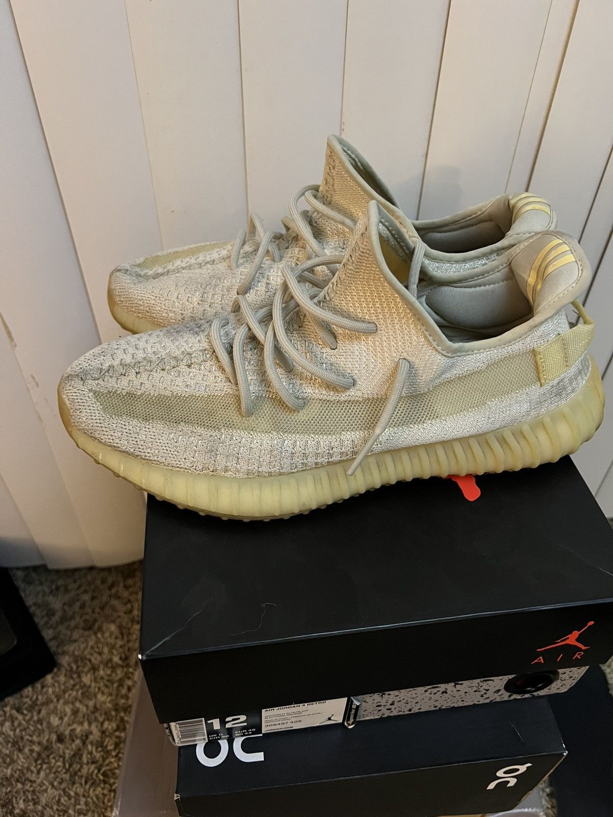 Adidas × Kanye West × Yeezy Yeezy “Light” 350 Size US 13 / EU 46 - 4 Thumbnail