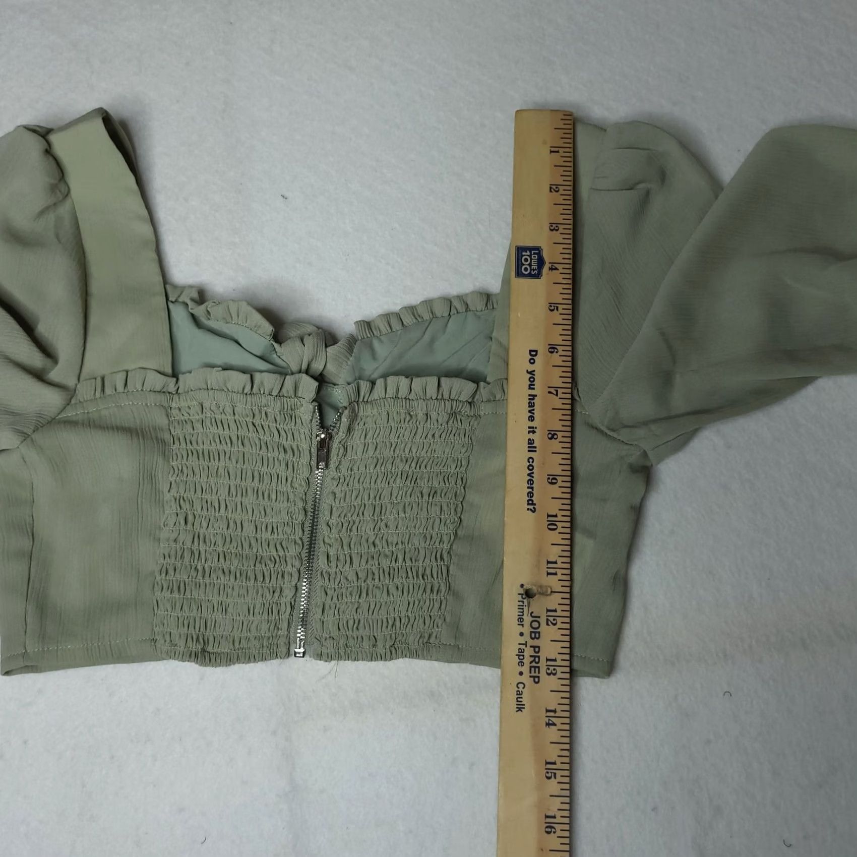 Vintage VINTAGE NLW Women's mint green cropped top S NEW Size S / US 4 / IT 40 - 7 Thumbnail