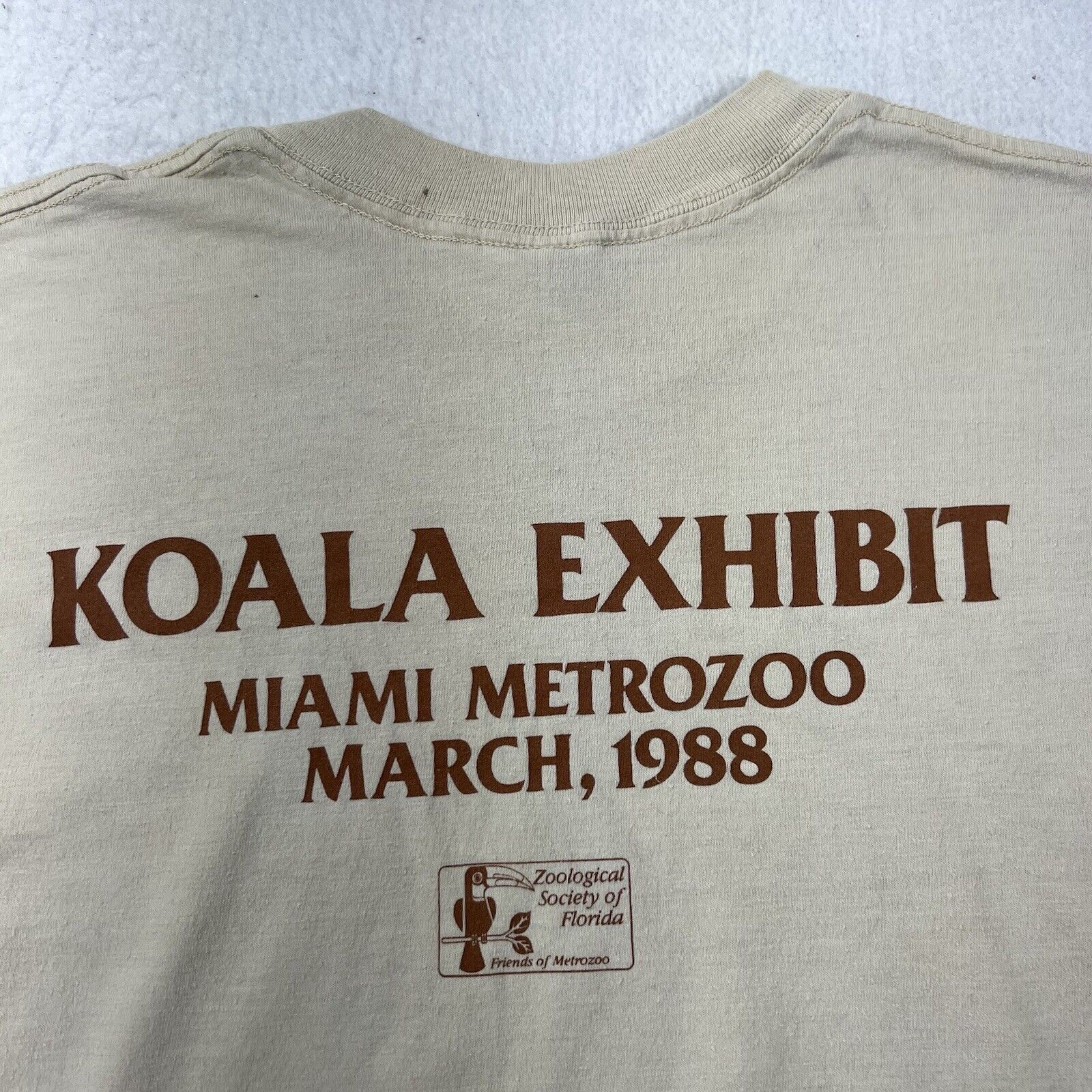Vintage Vintage 1988 Lexington MetroZoo Koala Exhibit Graphic Tee Size US M / EU 48-50 / 2 - 11 Thumbnail