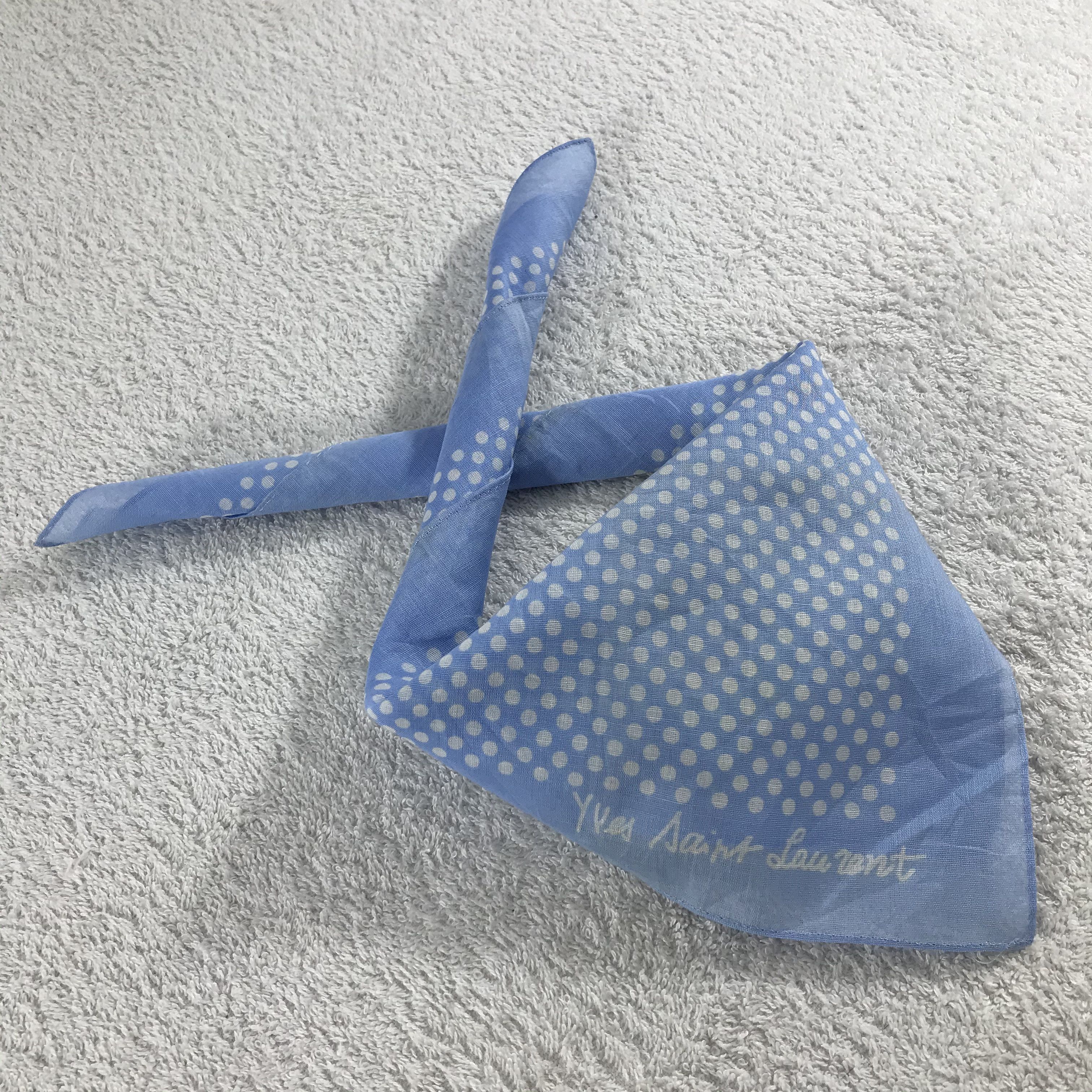 Vintage × Yves Saint Laurent Yves Saint Laurent Bandana / Handkerchief /Neckerchief -S345 Size ONE SIZE - 4 Thumbnail