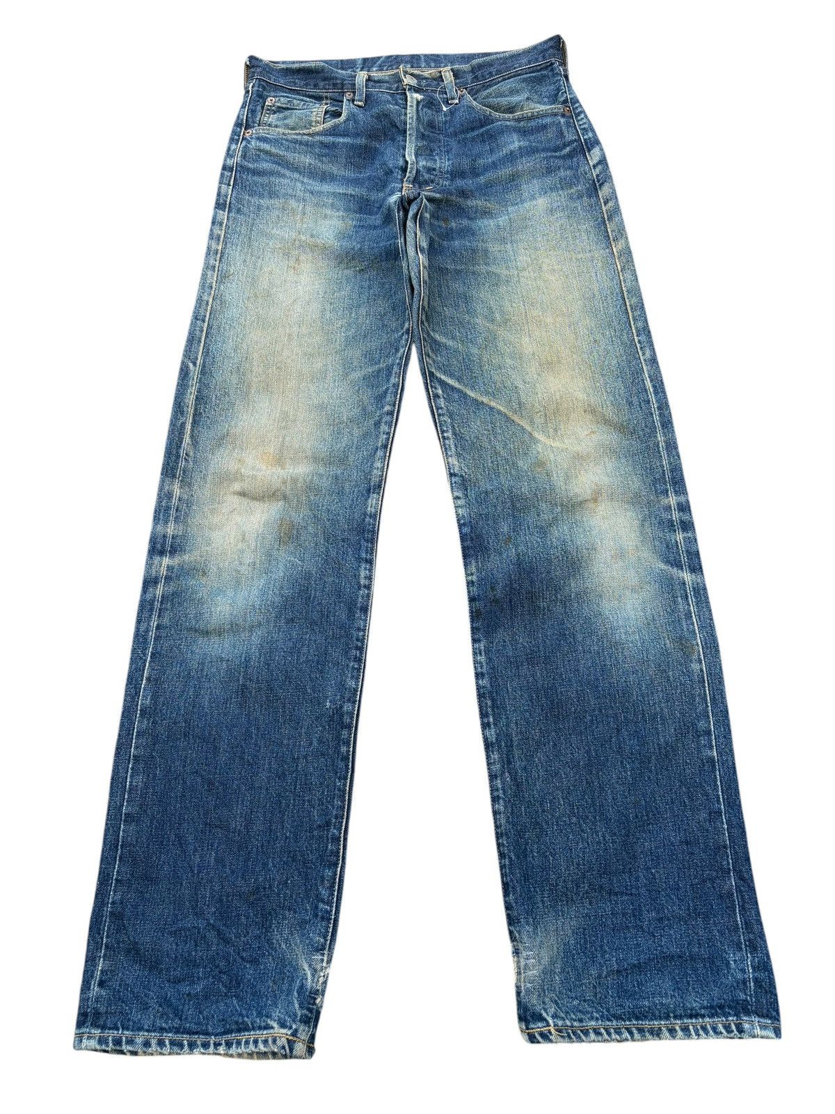 Levi's TRASHER VINTAGE LEVI'S BIG E 503B SELVEDGE DISTRESSED DENIM Size US 32 / EU 48 - 3 Thumbnail