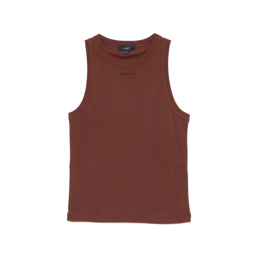 Soeur Soeur BROWN Tops - Vests & Tank Tops Size S / US 4 / IT 40 - 1 Thumbnail