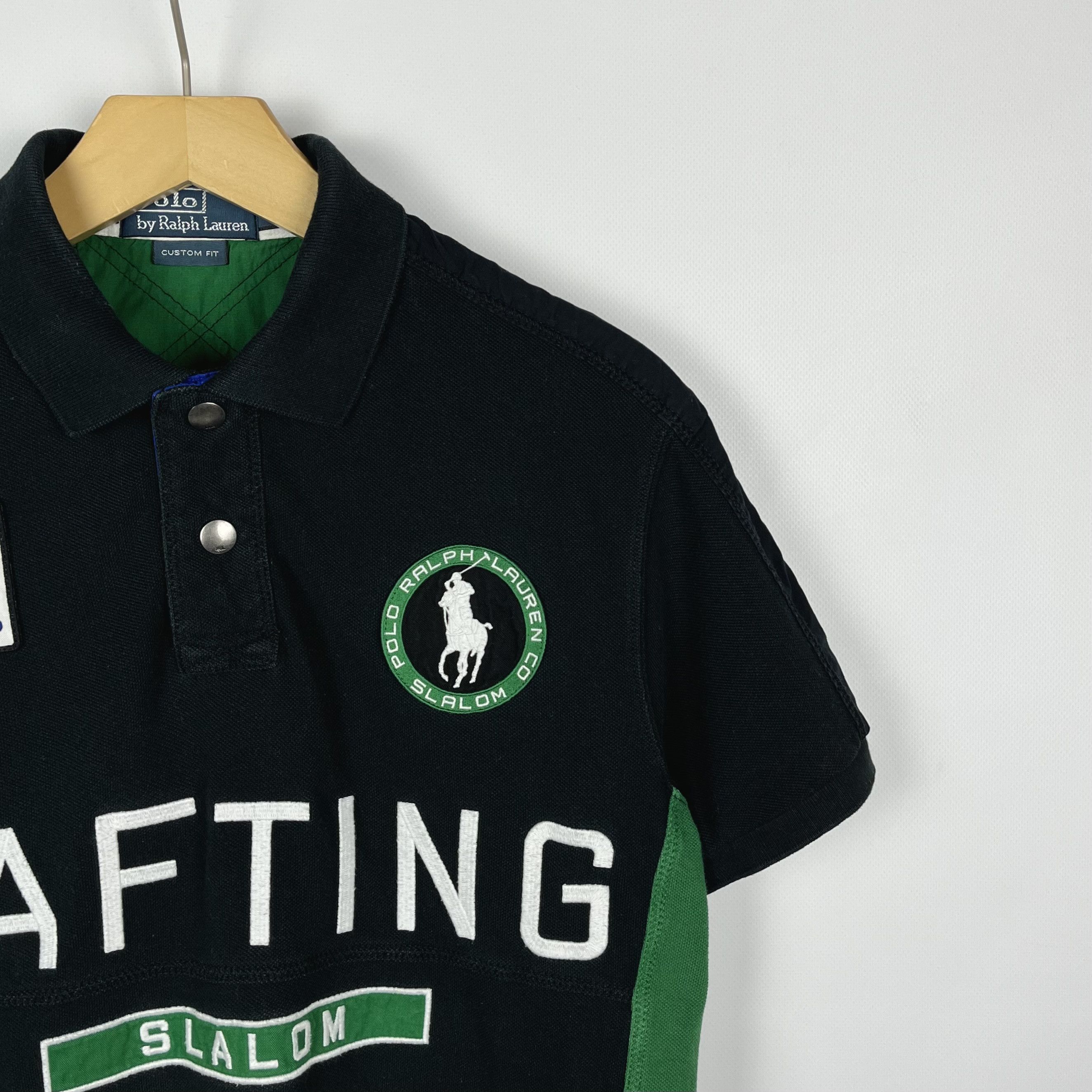 Polo Ralph Lauren Vintage Polo Ralph Lauren Rafting Big Logo Polo Shirt 00’s Size US M / EU 48-50 / 2 - 2 Thumbnail