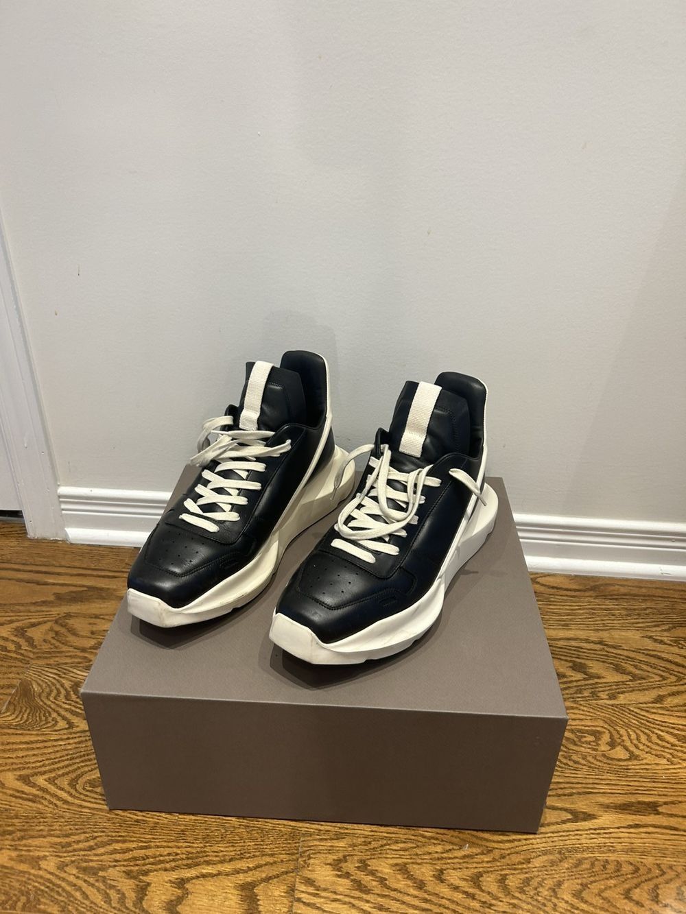 Rick Owens Rick Owens Mainline Geth Runner Black Sneaker | Grailed