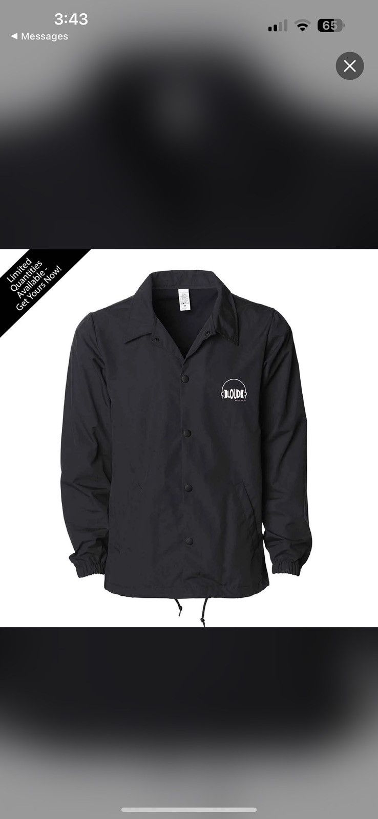 Band Tees Loud Records Limited Edition Jacket Size 2XL Size US XXL / EU 58 / 5 - 1 Preview
