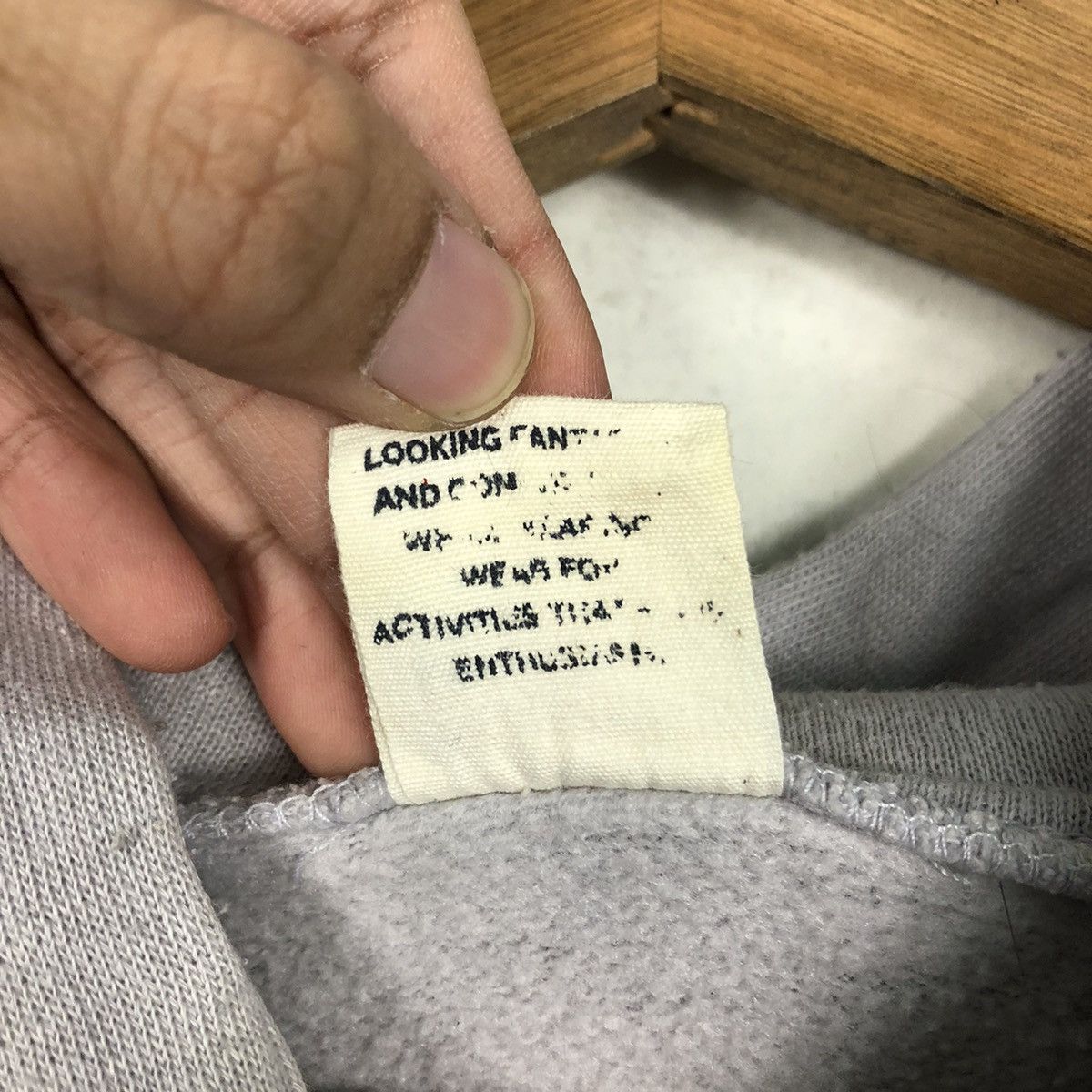 Japanese Brand 📌Vintage Hoodie Pull Over Grand Messege Spell Out Big Logo Size US L / EU 52-54 / 3 - 18 Thumbnail