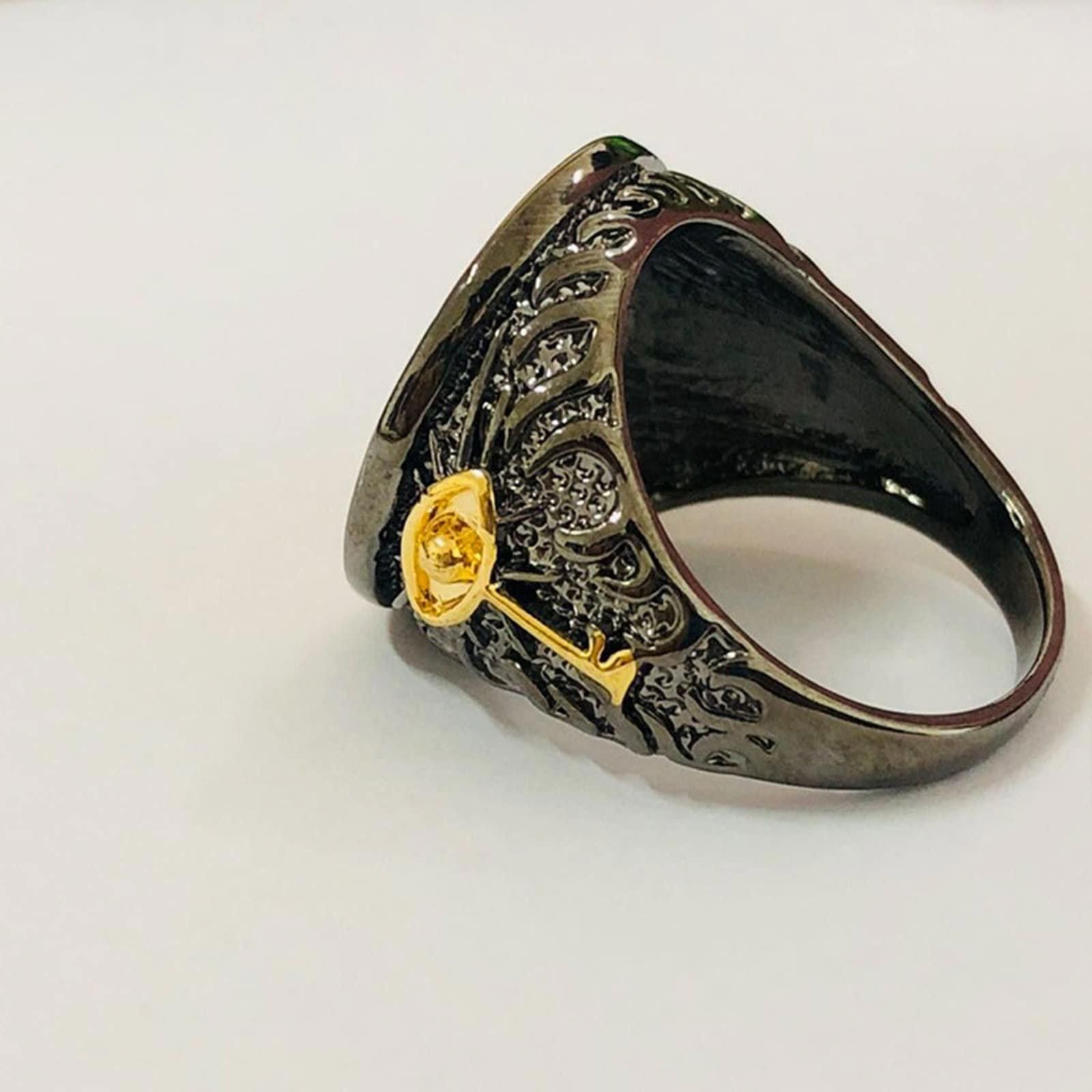 Designer Men's "The Rising Dragon" Capitan Collection Ring - Size 11 Size ONE SIZE - 5 Thumbnail