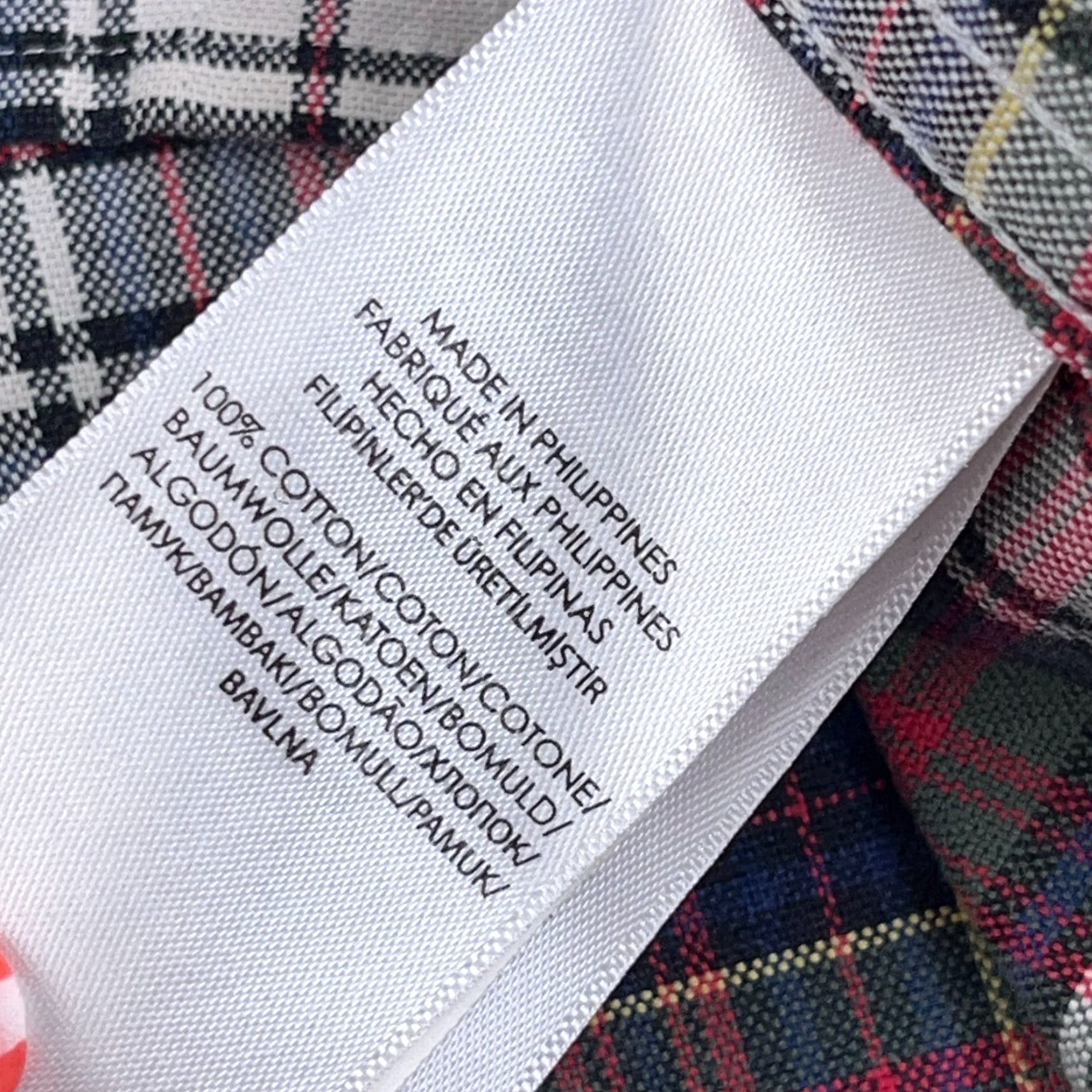 Ralph Lauren Ralph Lauren Shirt Men Medium Red Blue Button Up Oxford Cloth Tartan Plaid A61 Size US M / EU 48-50 / 2 - 6 Thumbnail