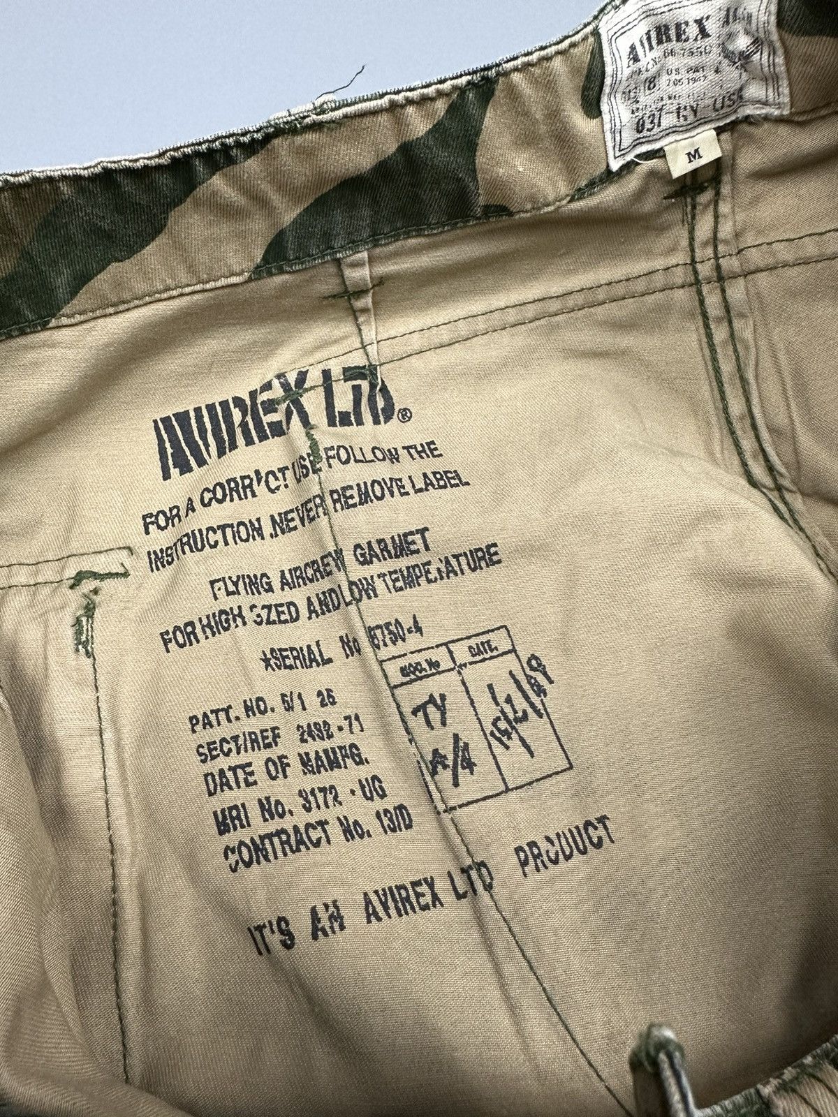 Avirex × Vintage Vintage Avirex Camo Monkey Pants Size US 32 / EU 48 - 12 Thumbnail