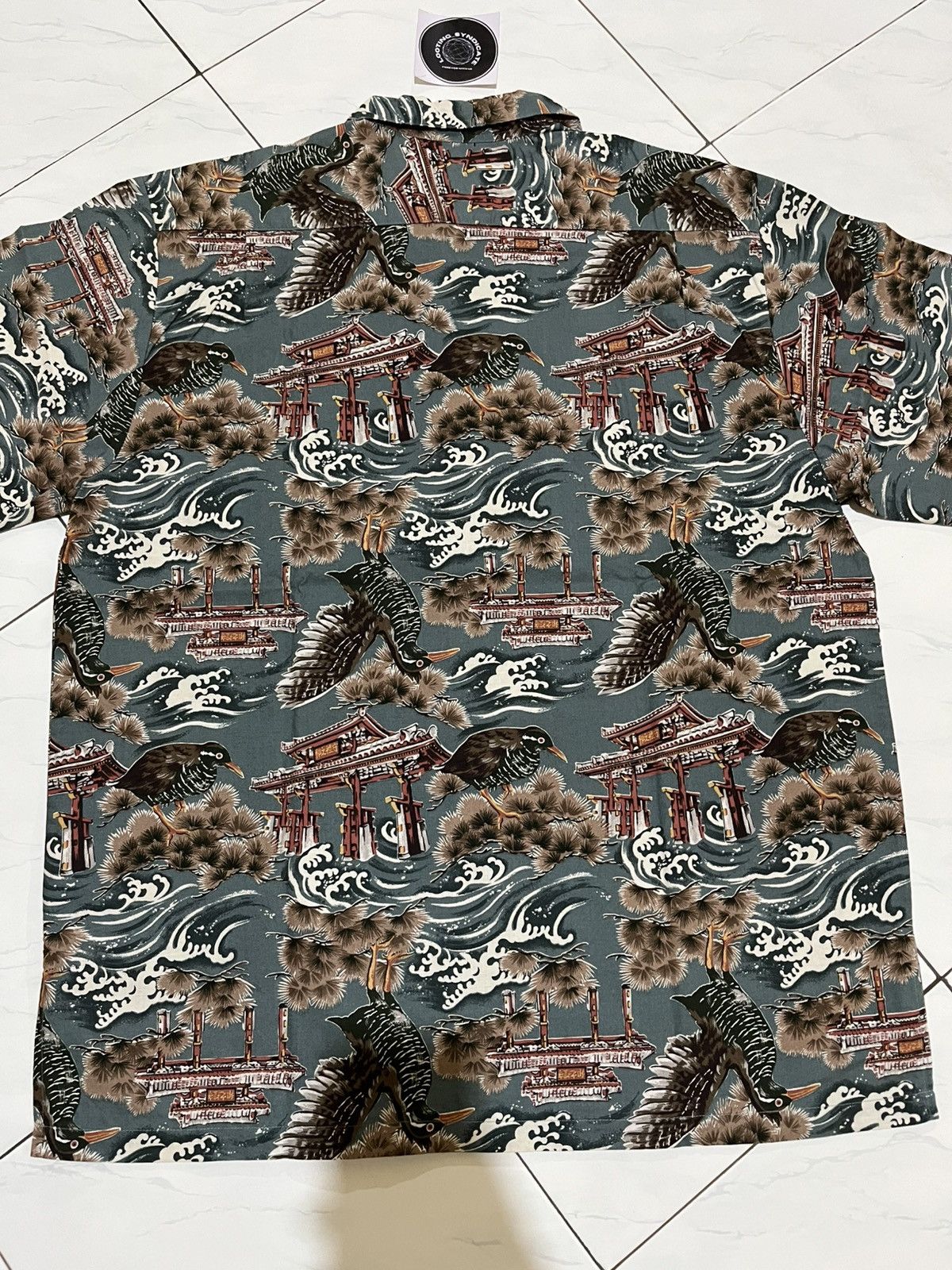 Japanese Brand 🔥 Sakugawaya All Of Print Design Shirt Size US XL / EU 56 / 4 - 5 Thumbnail