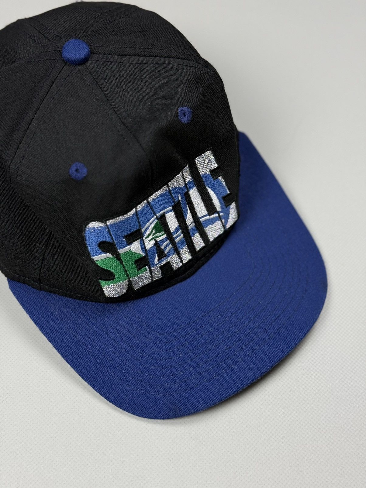 NFL Vintage Seattle Seahawks NFL Cap Hat One Size Size ONE SIZE - 4 Thumbnail