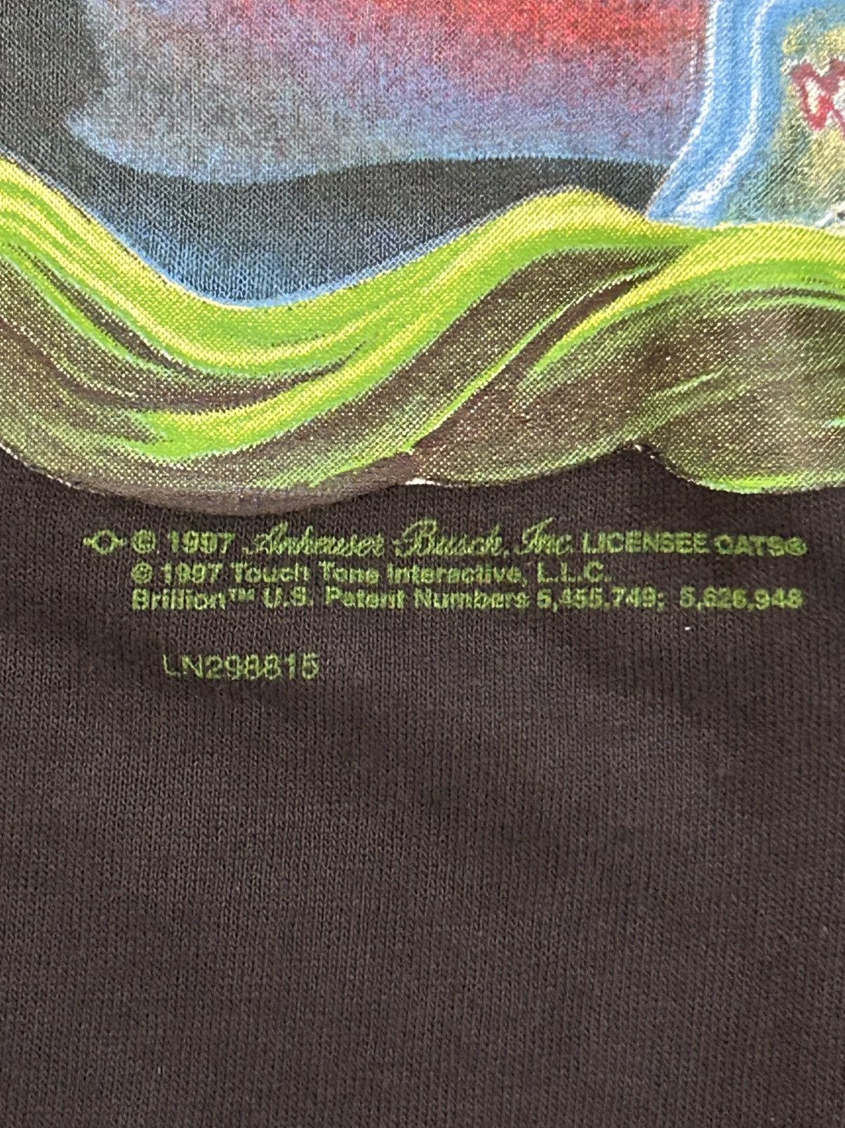 Vintage Vintage Talking Super Bowl Budweiser T-shirt Size US L / EU 52-54 / 3 - 3 Thumbnail