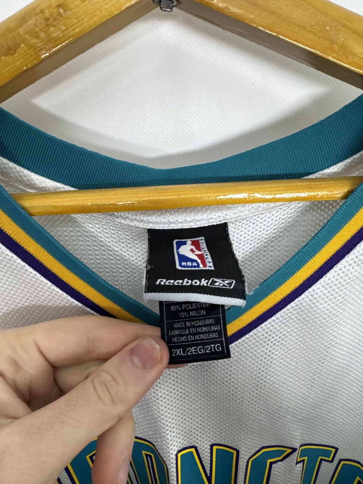 Reebok Vintage Peja Stojakovic New Orleans Hornets Adidas Swingman Size US XXL / EU 58 / 5 - 10 Thumbnail