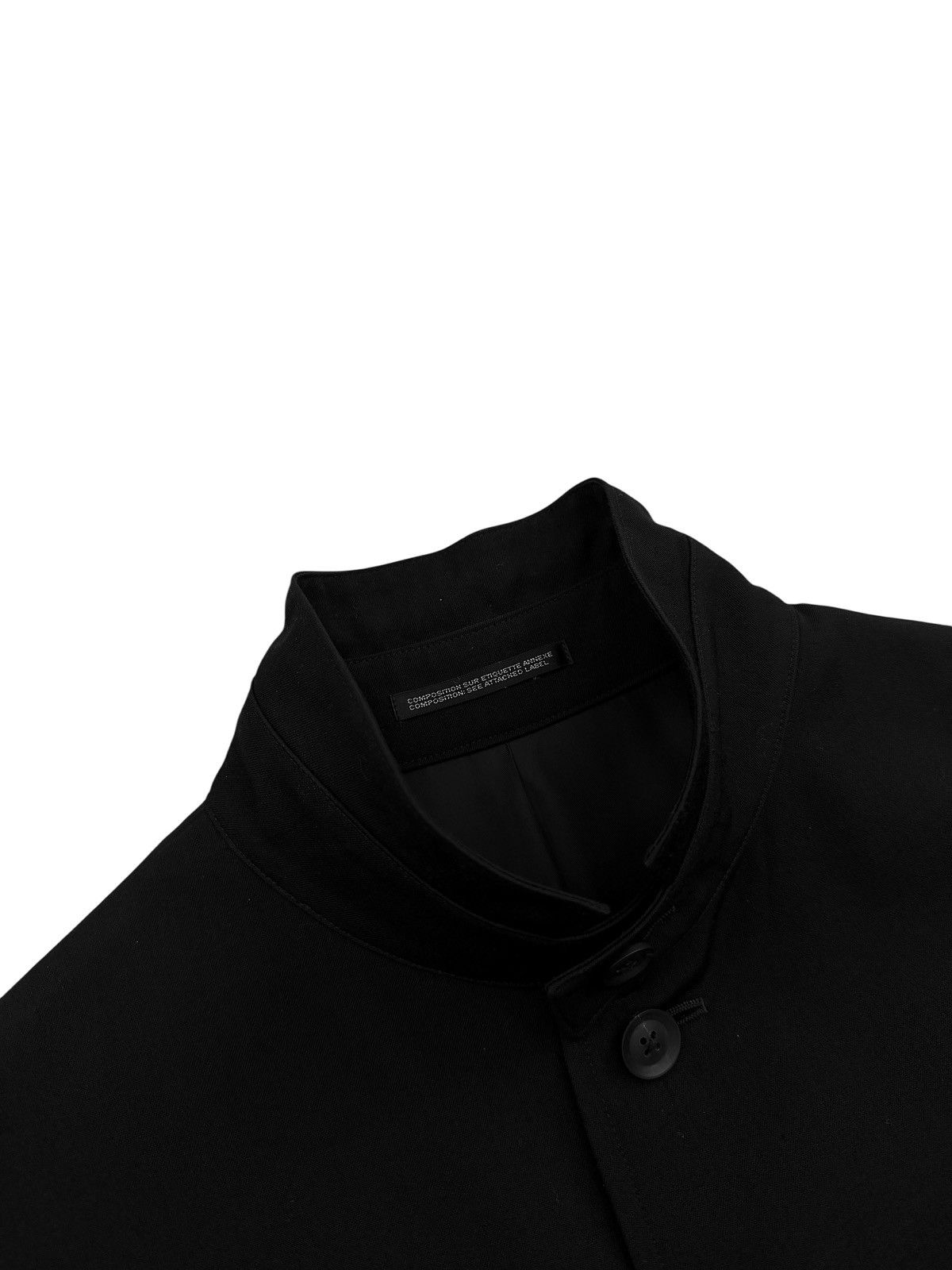 Yohji Yamamoto 2019 PH Zip Gabardine Wool Stand Collar Coat Size US M / EU 48-50 / 2 - 6 Thumbnail